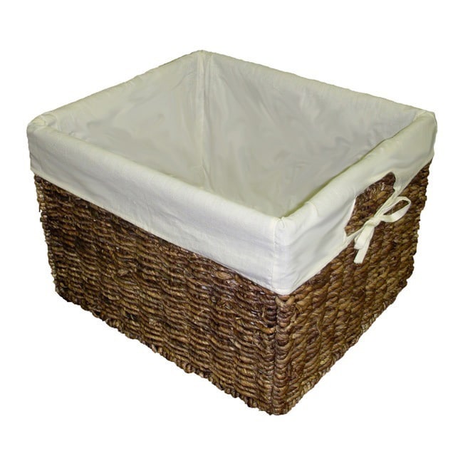 Handcrafted Large Woven Maize Rectangular Storage Baskets Set Handcrafted Large Woven Maize Rectangular Storage Baskets Set Of 2 On Free Shipping Today 8396221