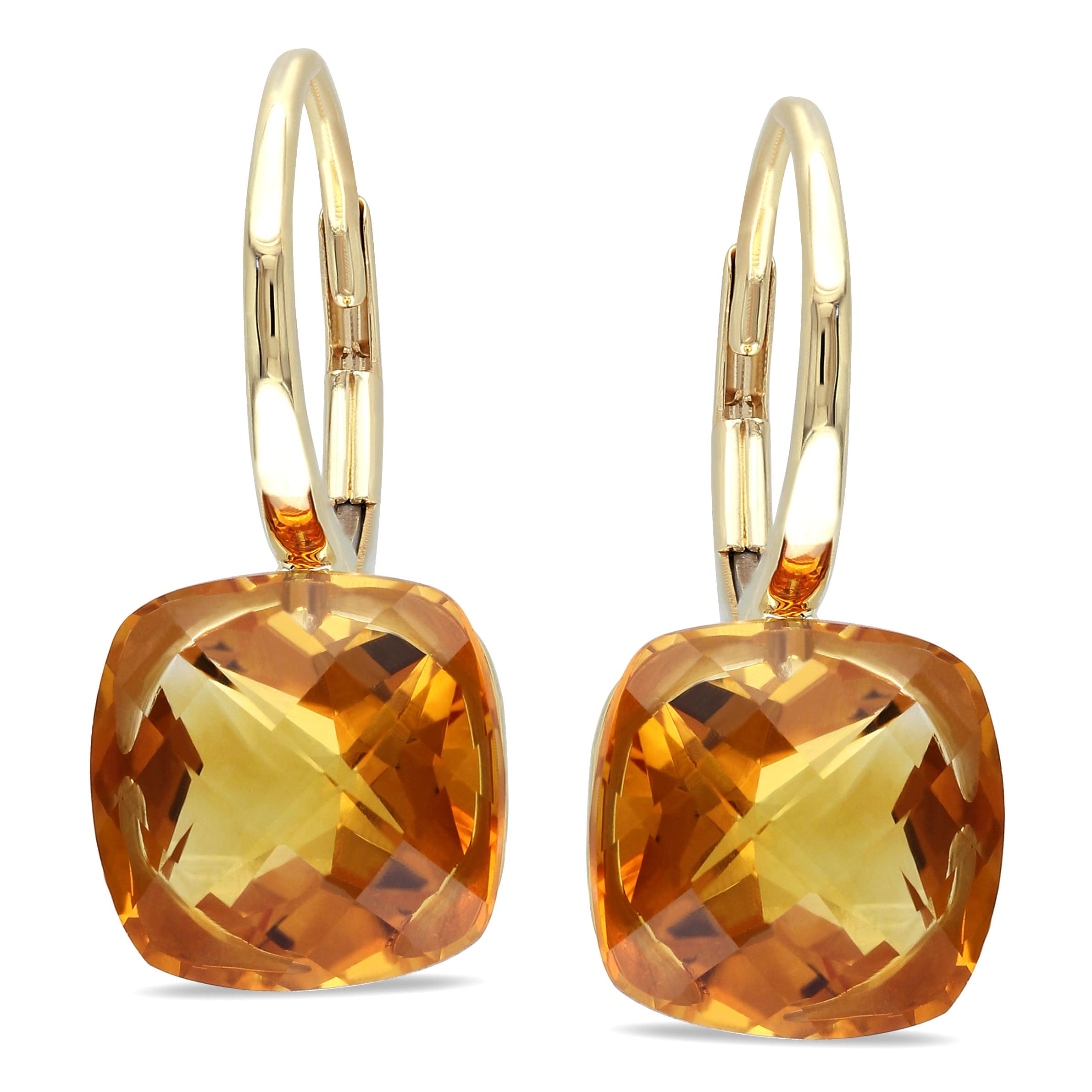 Miadora 14k Yellow Gold Citrine Earrings On Free Miadora 14k Yellow Gold Citrine Earrings On Free Shipping Today 8409619
