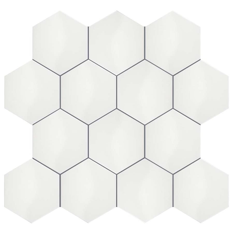 Somertile 7x8 Inch Hextile Glossy Blanco Ceramic Wall Tile 14 Somertile 7x8 Inch Hextile Glossy Blanco Ceramic Wall Tile 14 Tiles 4 Sqft Free Shipping On Orders Over 45 8448807