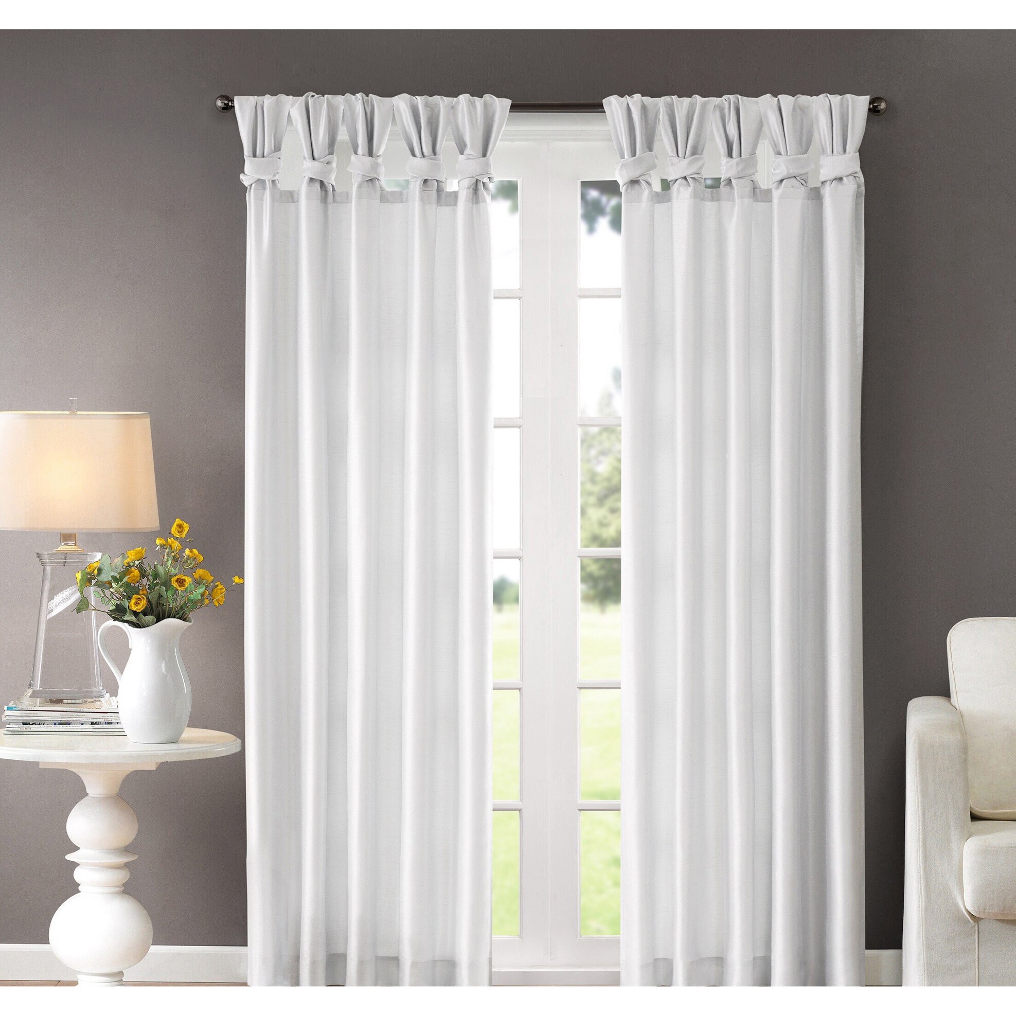 Madison Park Natalie Twisted Tab Lined Single Curtain Panel Madison Park Natalie Twisted Tab Lined Single Curtain Panel Free Shipping On Orders Over 45 19891187