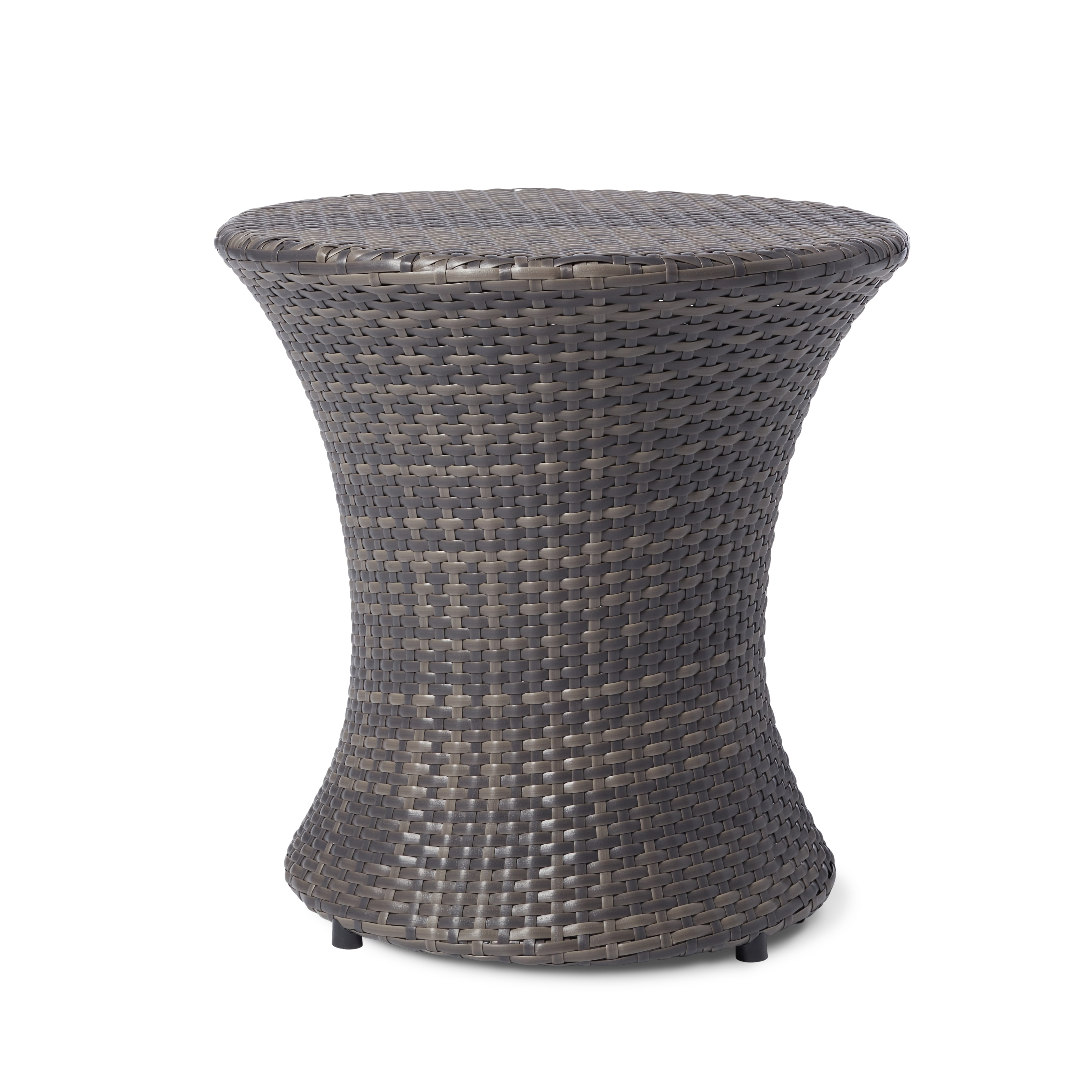 Adriana Pe Wicker Outdoor Side Table By Christopher Knight Home Adriana Pe Wicker Outdoor Side Table By Christopher Knight Home On Free Shipping Today 8682199