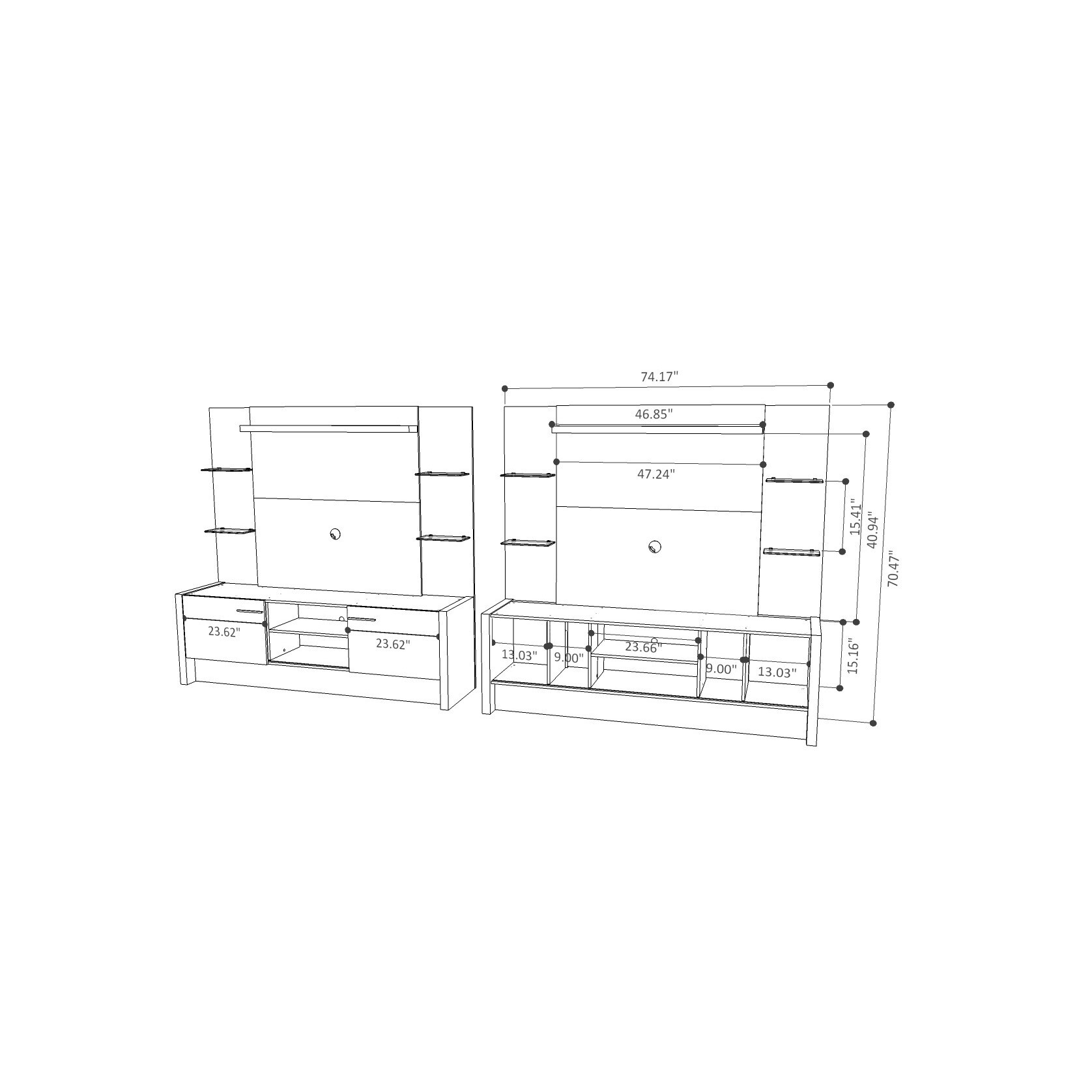 Manhattan Comfort Morning Side Entertainment Center Free Manhattan Comfort Morning Side Entertainment Center Free Shipping Today 8817259