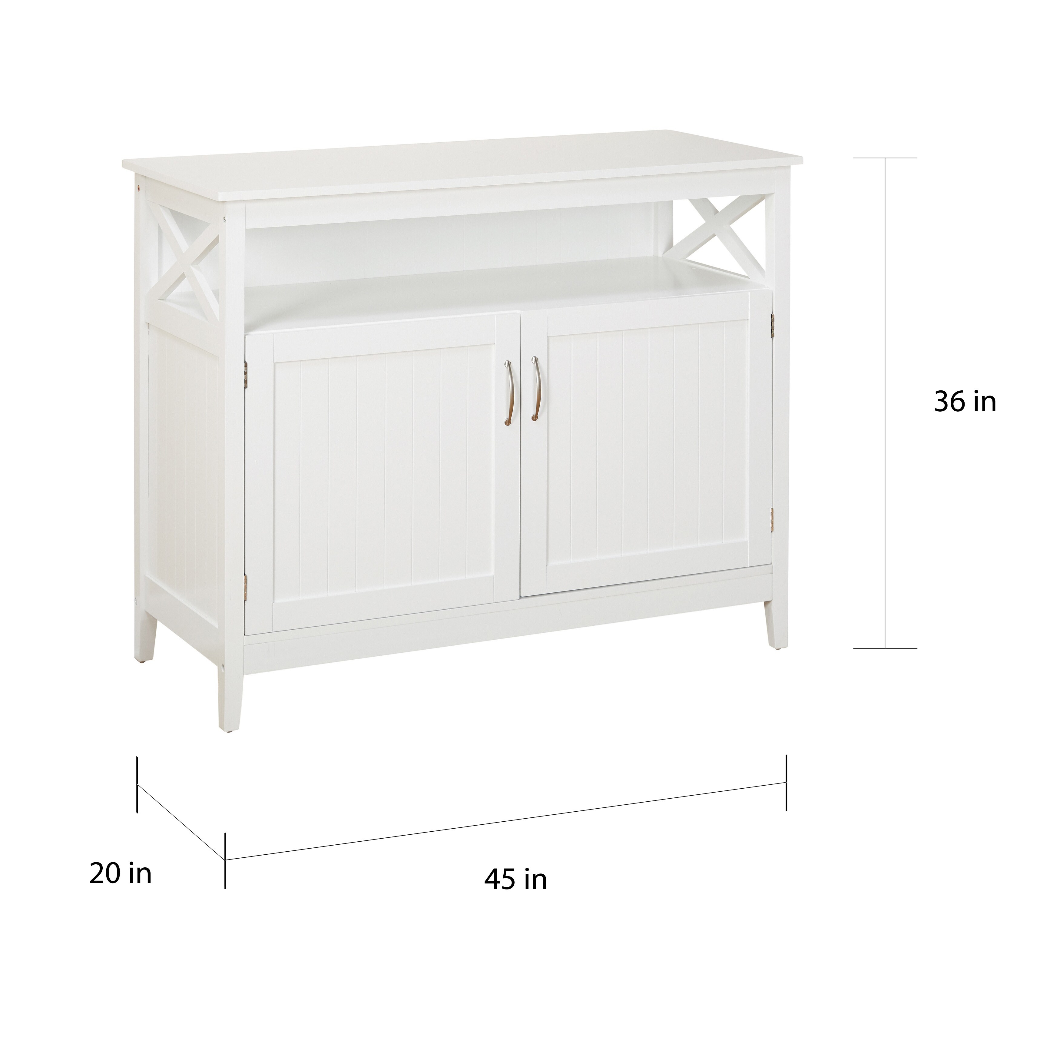 Simple Living Southport White Beadboard Buffet Free Shipping Simple Living Southport White Beadboard Buffet Free Shipping Today 8847157