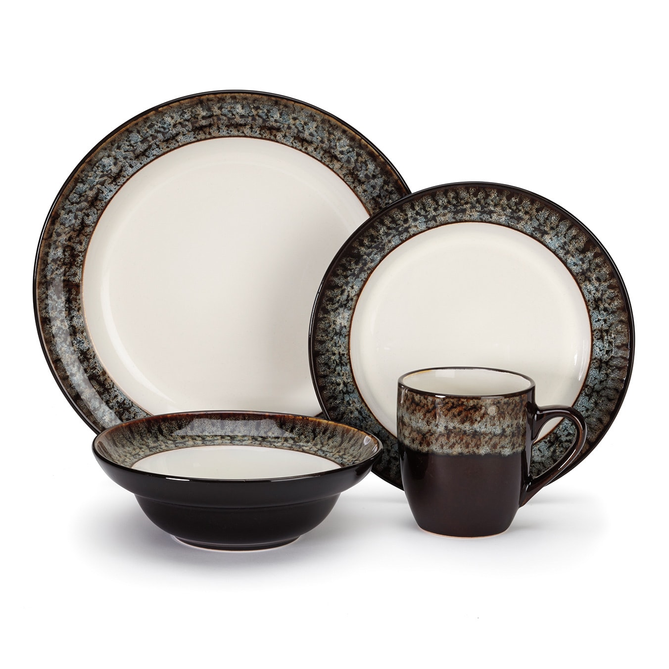Shop Cuisinart Colette 16-piece Stoneware Dinnerware Set - Free ... Shop Cuisinart Colette 16-piece Stoneware Dinnerware Set - Free ...