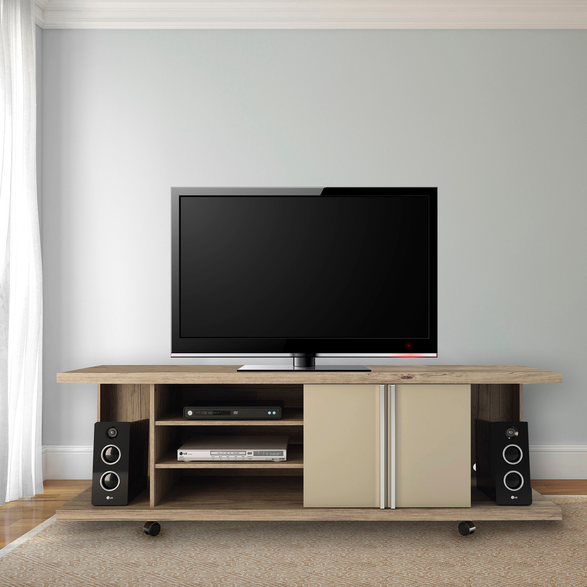 Manhattan Comfort Carnegie 5 Shelf Nature And 71 Inch Tv Manhattan Comfort Carnegie 5 Shelf Nature And 71 Inch Tv Stand On Free Shipping Today 8875126