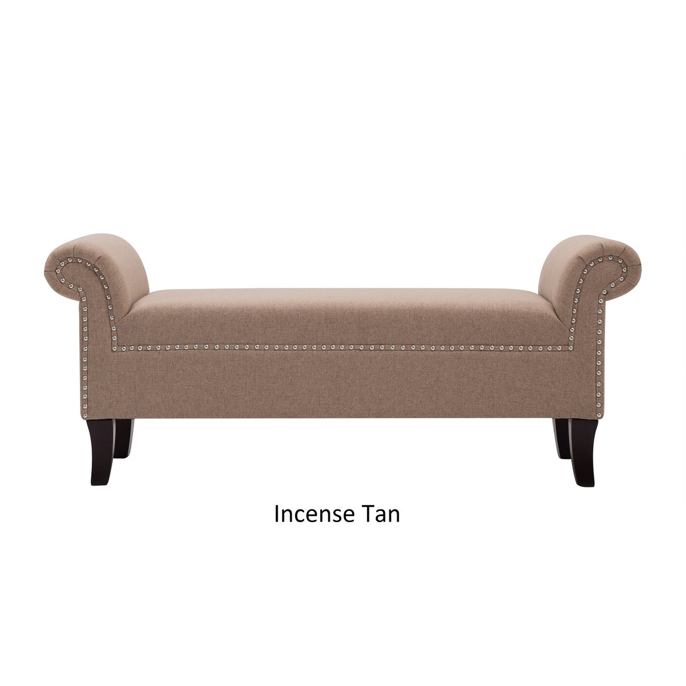Jennifer Taylor Kathy Roll Arm Entryway Accent Bench