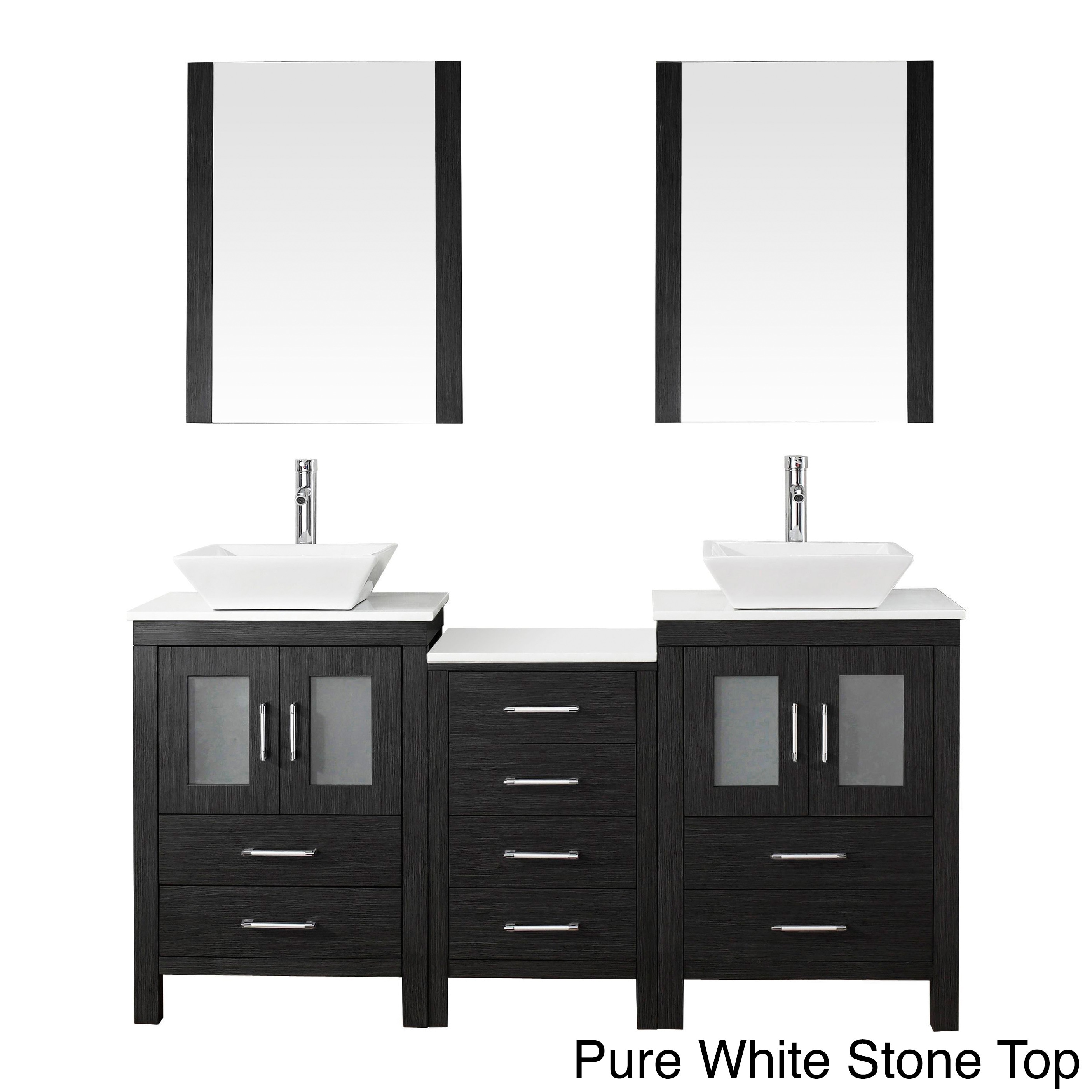 Virtu Usa Dior 66 Inch Double Sink Vanity Set In Zebra Grey Virtu Usa Dior 66 Inch Double Sink Vanity Set In Zebra Grey Free Shipping Today 8910956