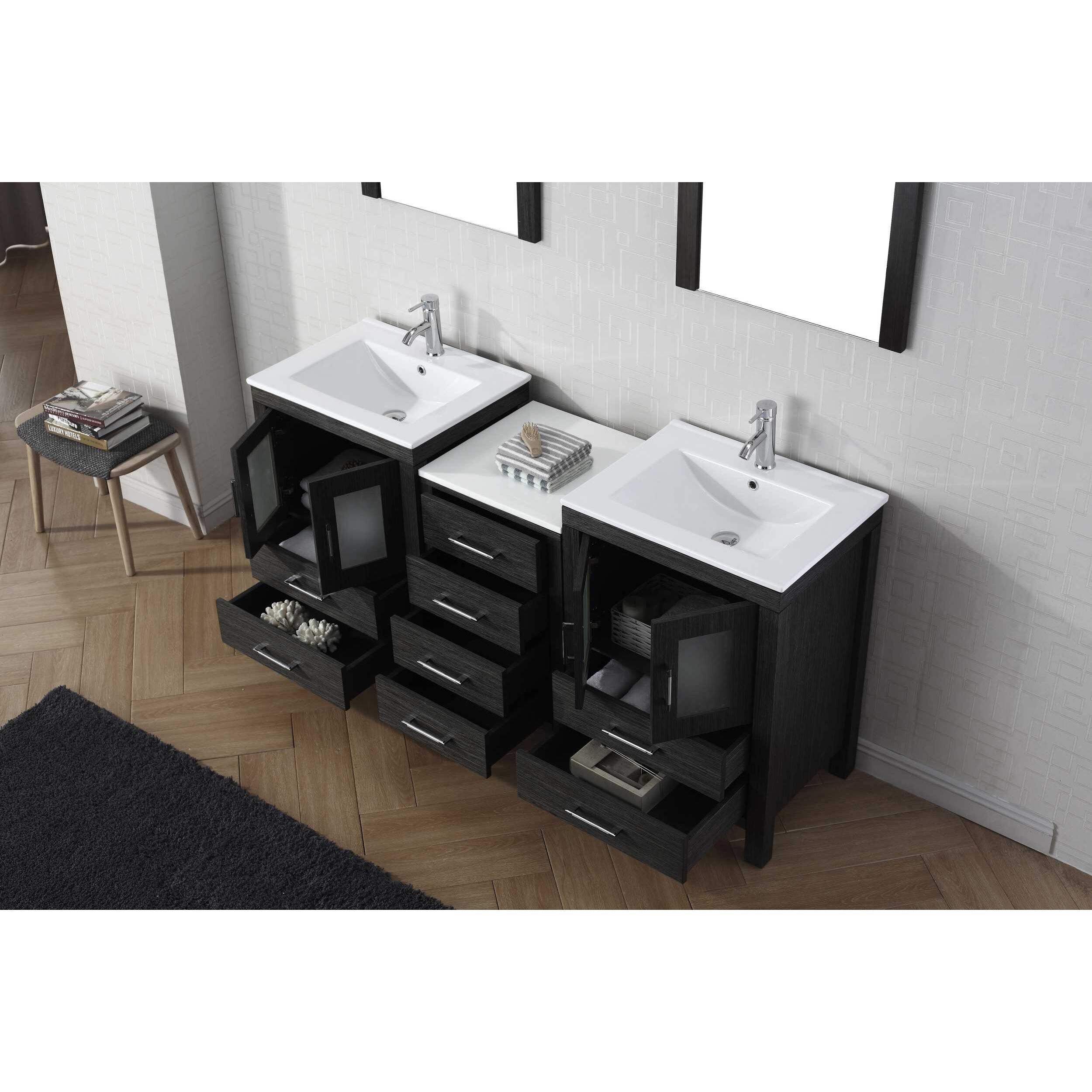 66 inch double vanity two mirror shop virtu usa dior 66 inch double sink vanity set in zebra grey free shipping today overstockcom 8910956 66 inch double vanity two mirror shop virtu usa dior 66 inch double sink vanity set in zebra grey free shipping today overstockcom 8910956