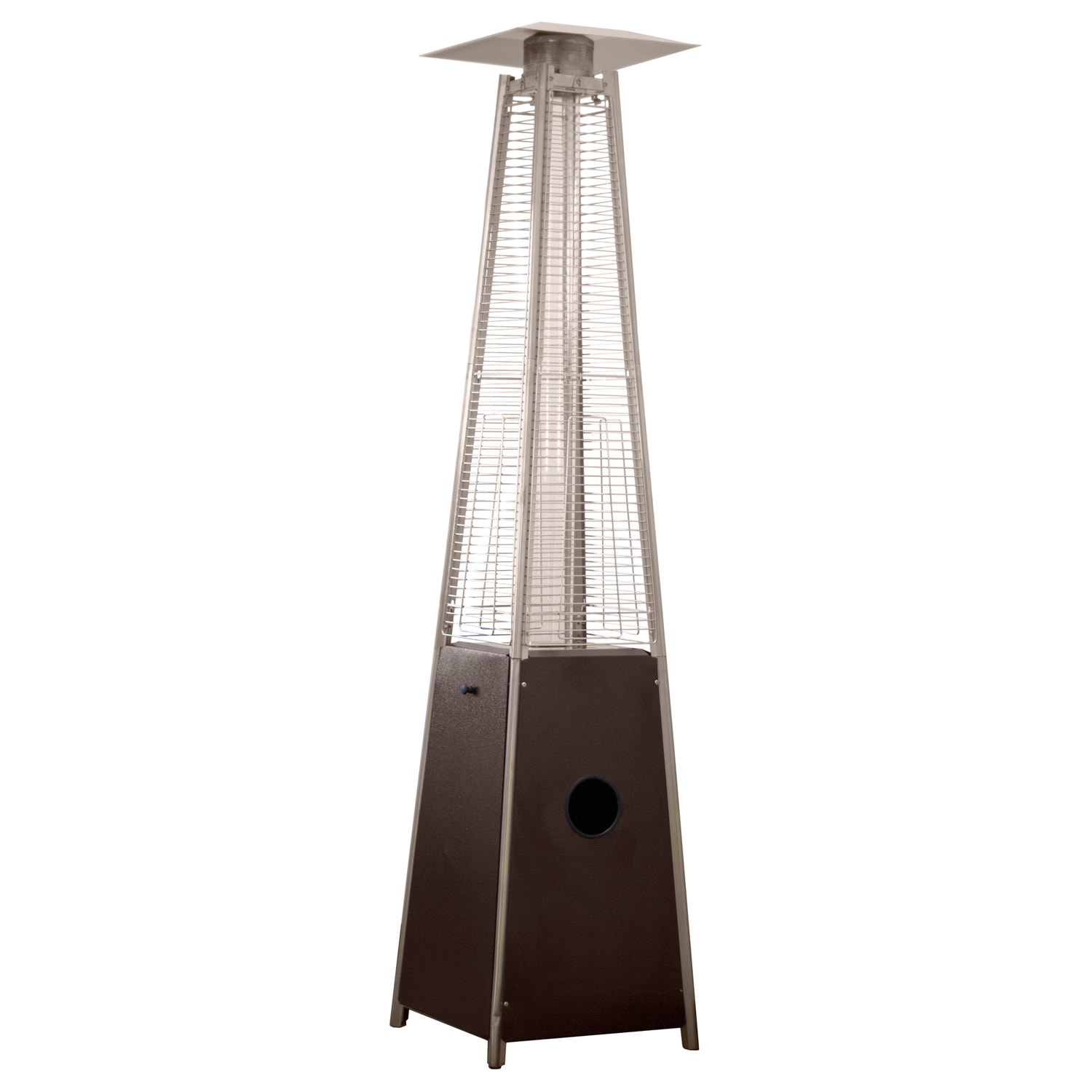 Shop Tall Hammered Bronze Quartz Glass Tube Patio Heater Free