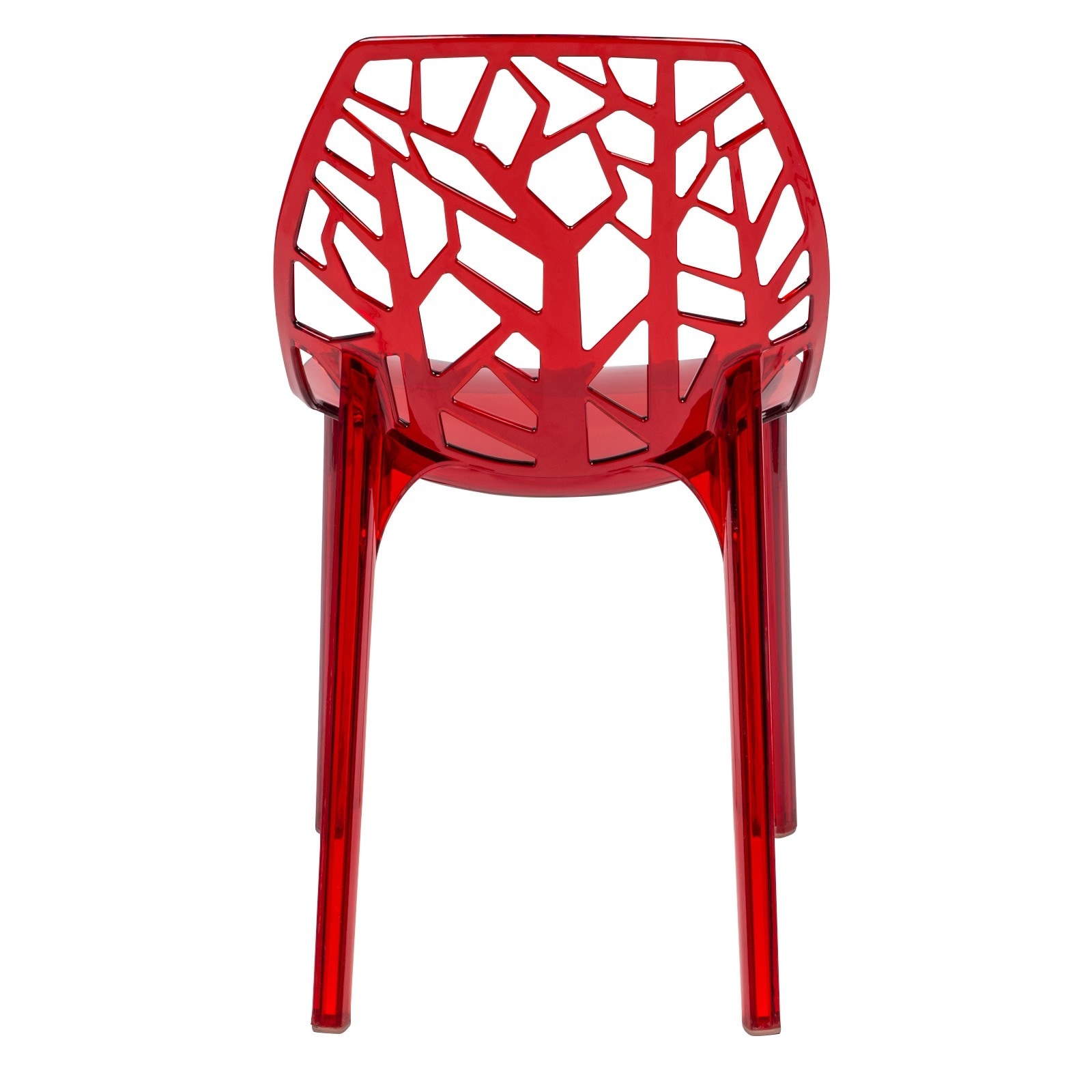 Leisuremod Modern Flora Transpa Red Plastic Dining Chair Leisuremod Modern Flora Transpa Red Plastic Dining Chair Set Of 6 Free Shipping Today 8930619