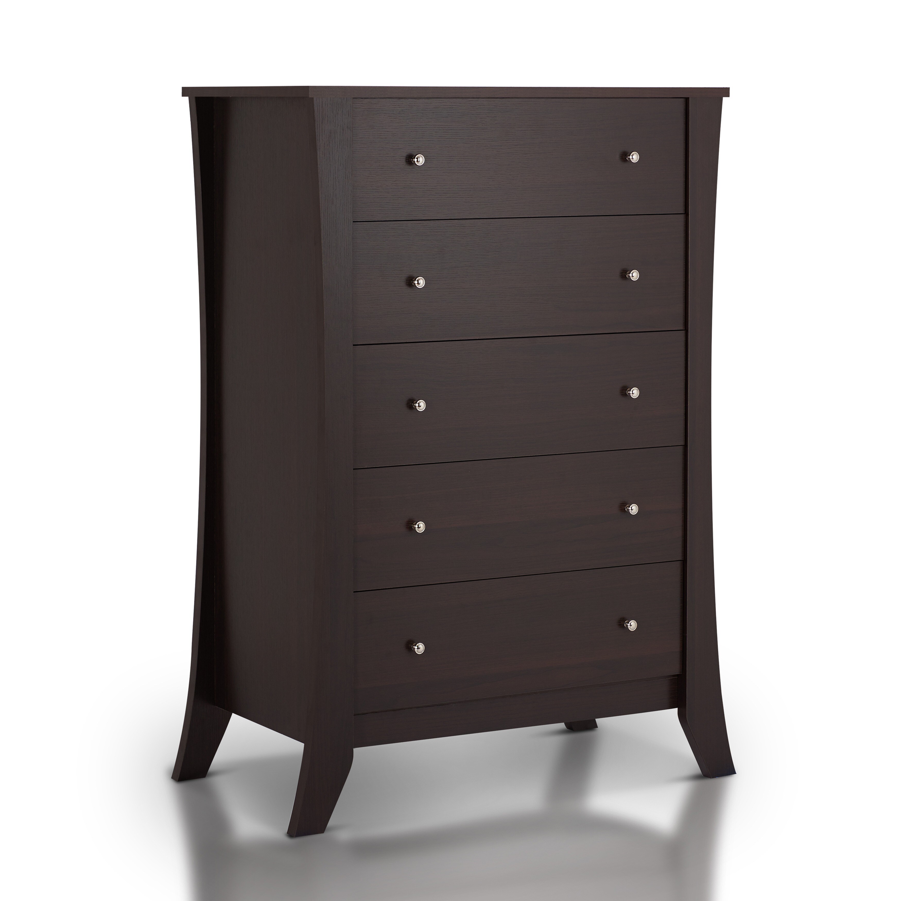 Furniture Of America Hamilton Espresso 5 Drawer Chest On Furniture Of America Hamilton Espresso 5 Drawer Chest On Free Shipping Today 8965785