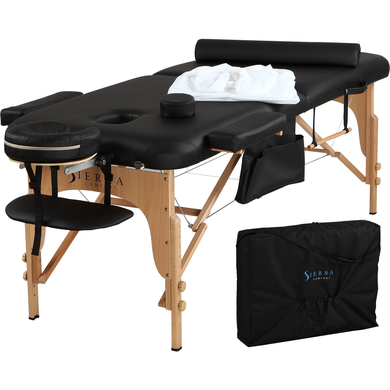 Sierra Comfort All Inclusive Portable Massage Table   Overstock 