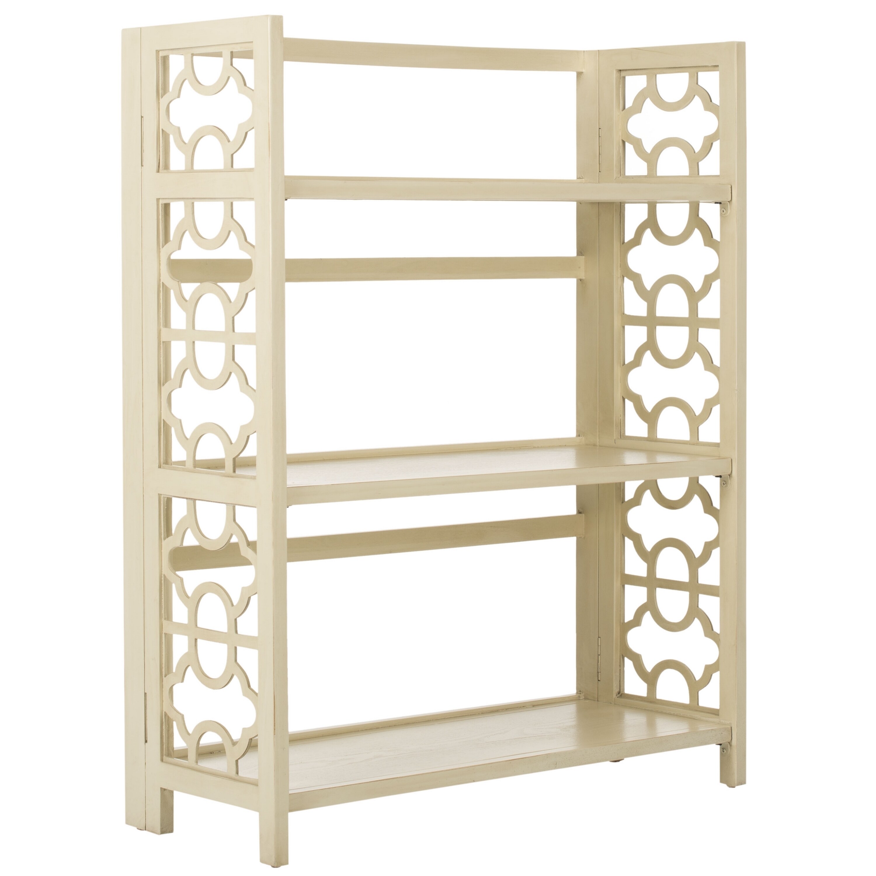 Safavieh Natalie Antique White Low Bookcase Free Shipping Safavieh Natalie Antique White Low Bookcase Free Shipping Today 9048945