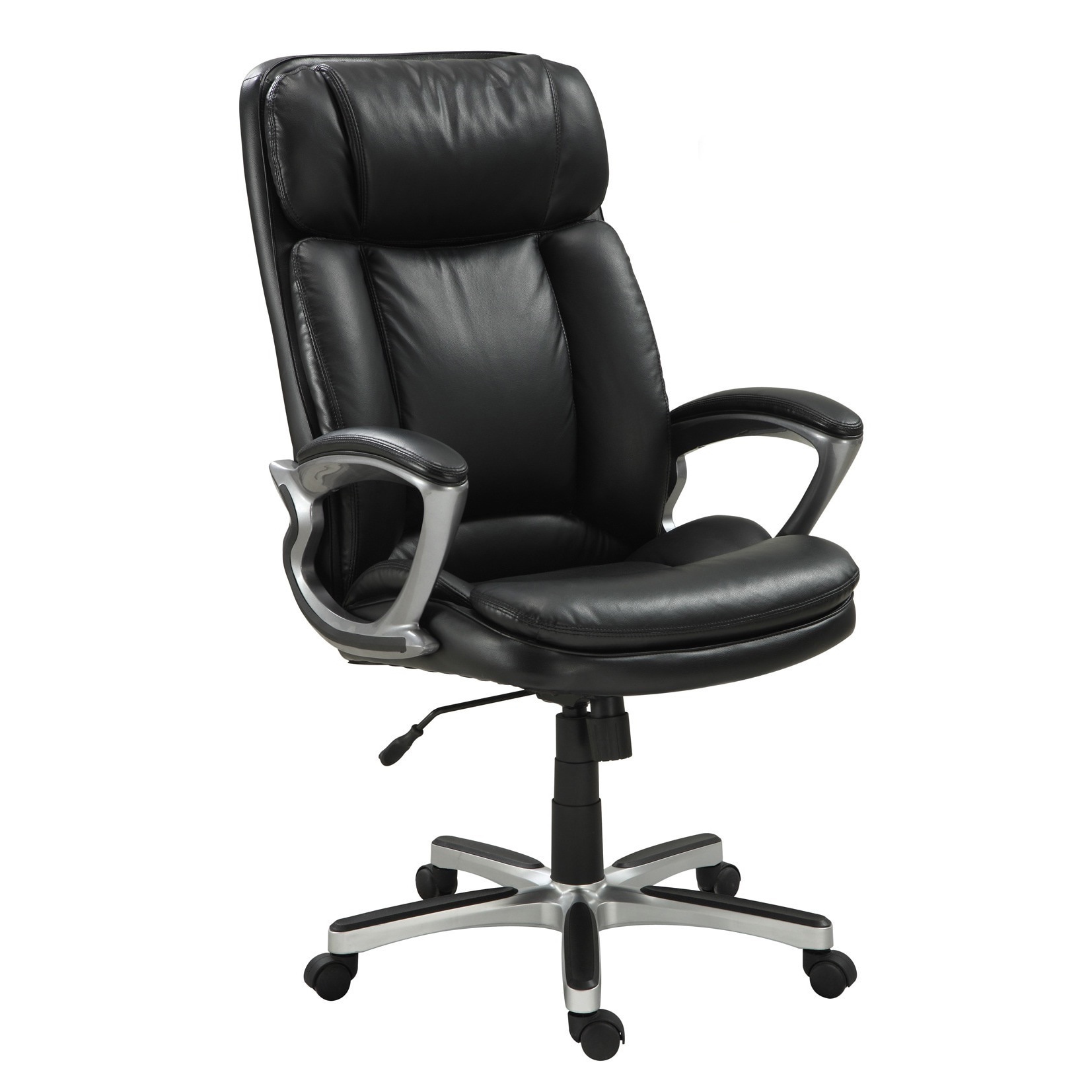 Serta Executive Smooth Black And Tall Puresoft Faux Leather Serta Executive Smooth Black And Tall Puresoft Faux Leather Office Chair Free Shipping Today 9079992