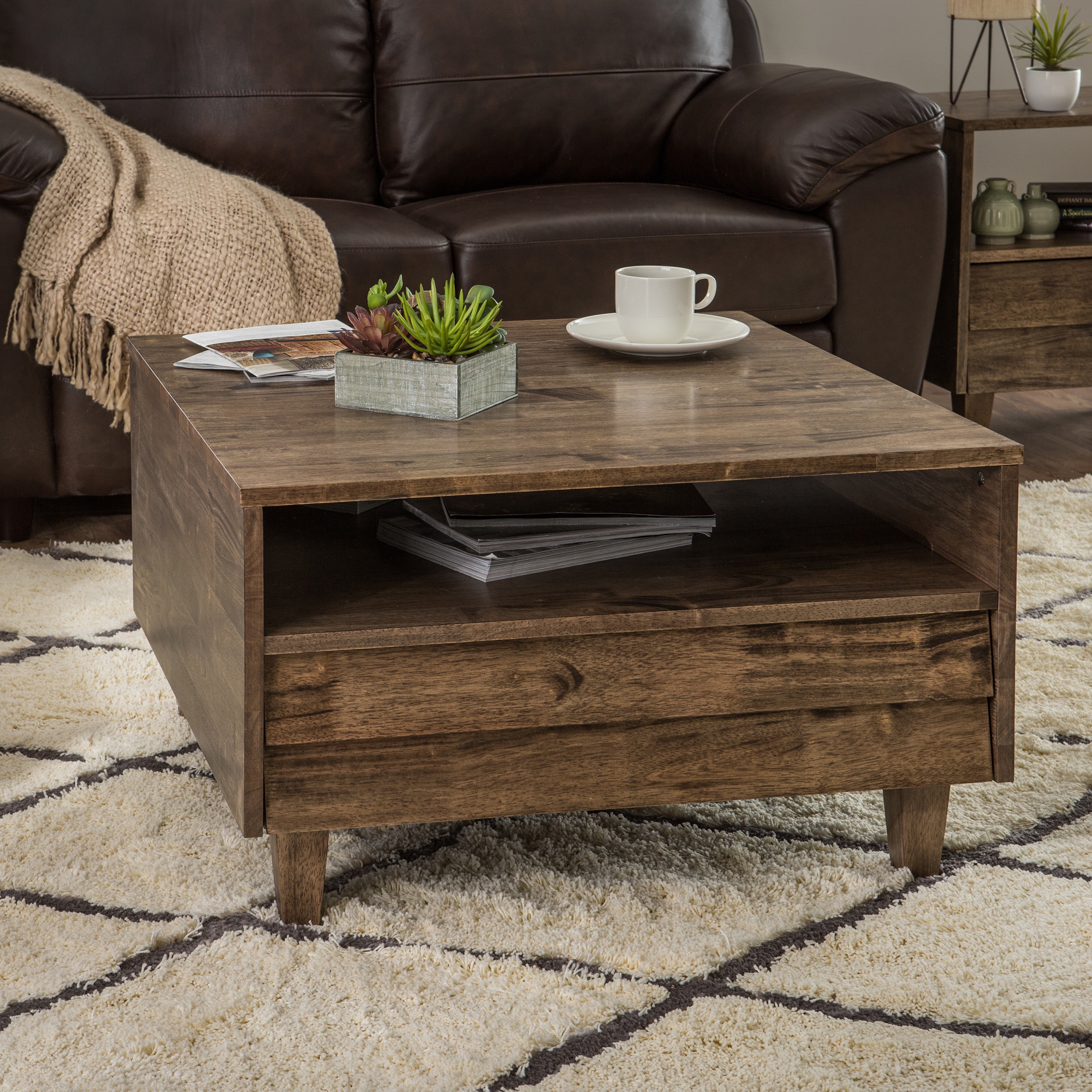 Stones Stripes Venetian 2 Way Drawer Brown Grey Coffee Stones Stripes Venetian 2 Way Drawer Brown Grey Coffee Table Free Shipping Today 9089652