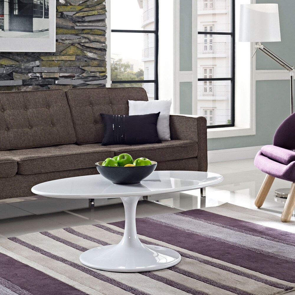 Shop Lippa 42 White Coffee Table Free Shipping Today Overstock