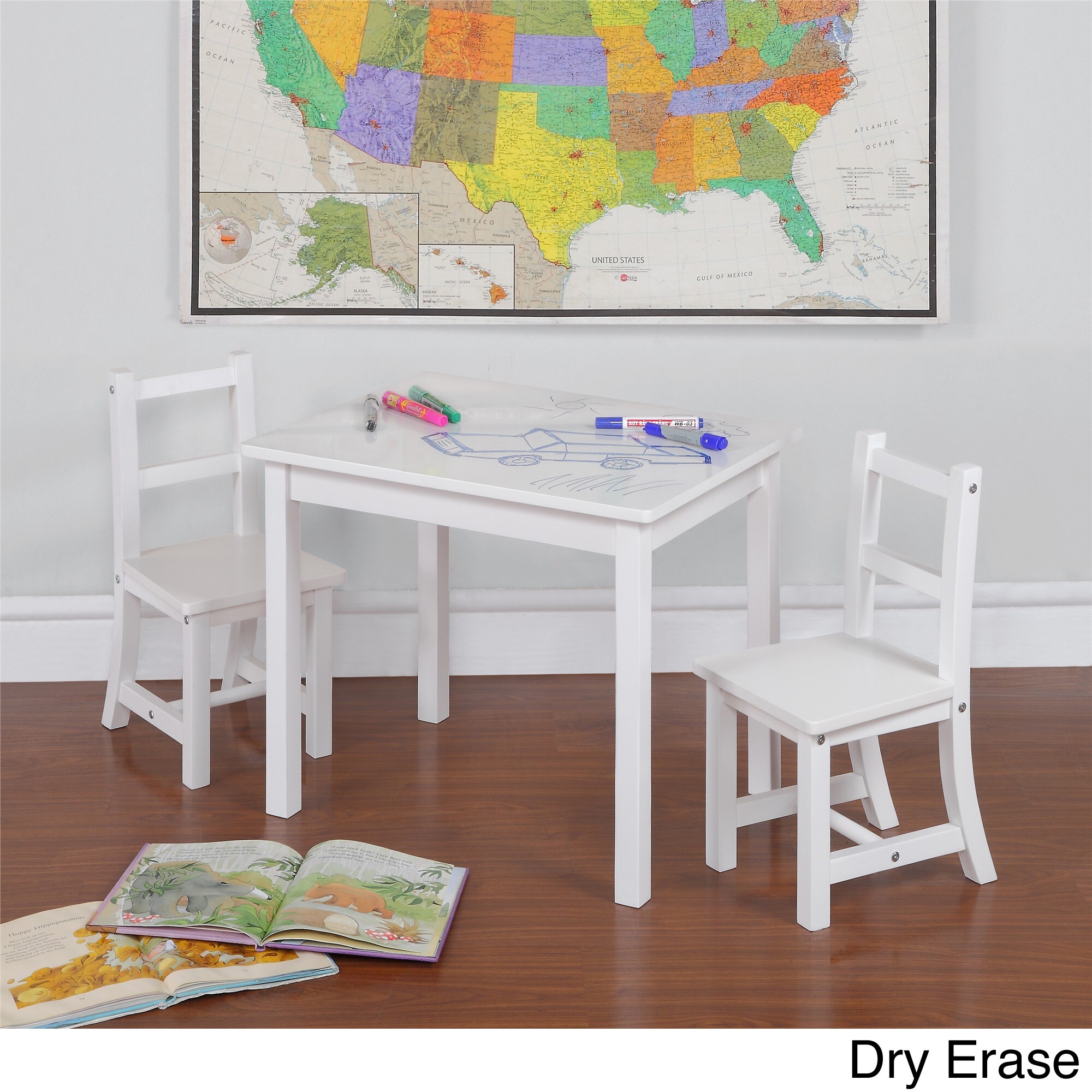 erasable table and chair set