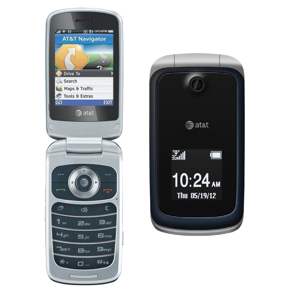 Shop ZTE AT&T Z331 Unlocked GSM Blue/ Silver Flip Cell Phone - Ships To  Canada - Overstock.ca - 9106651