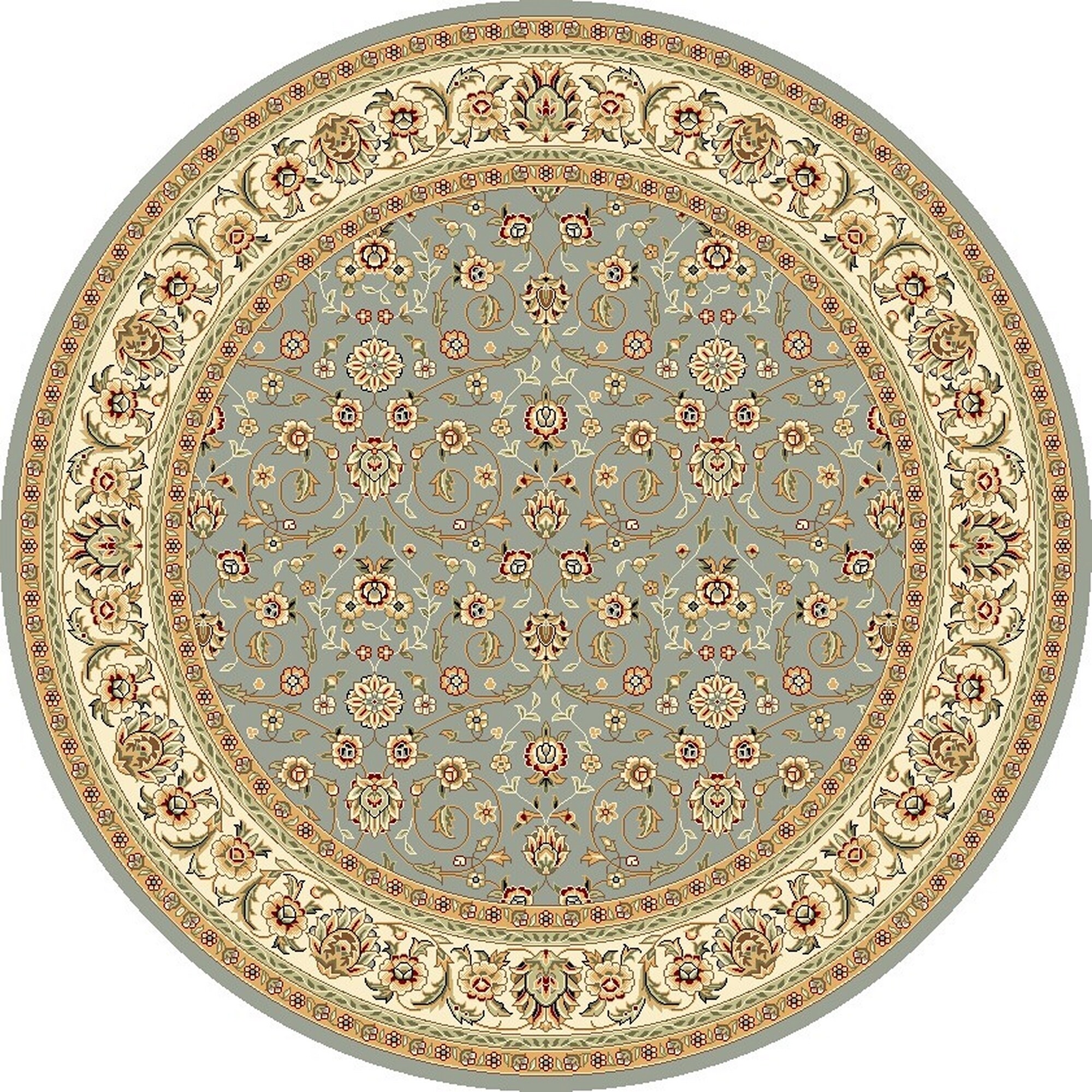 Shop Safavieh Lyndhurst Traditional Oriental Light Blue Ivory Rug