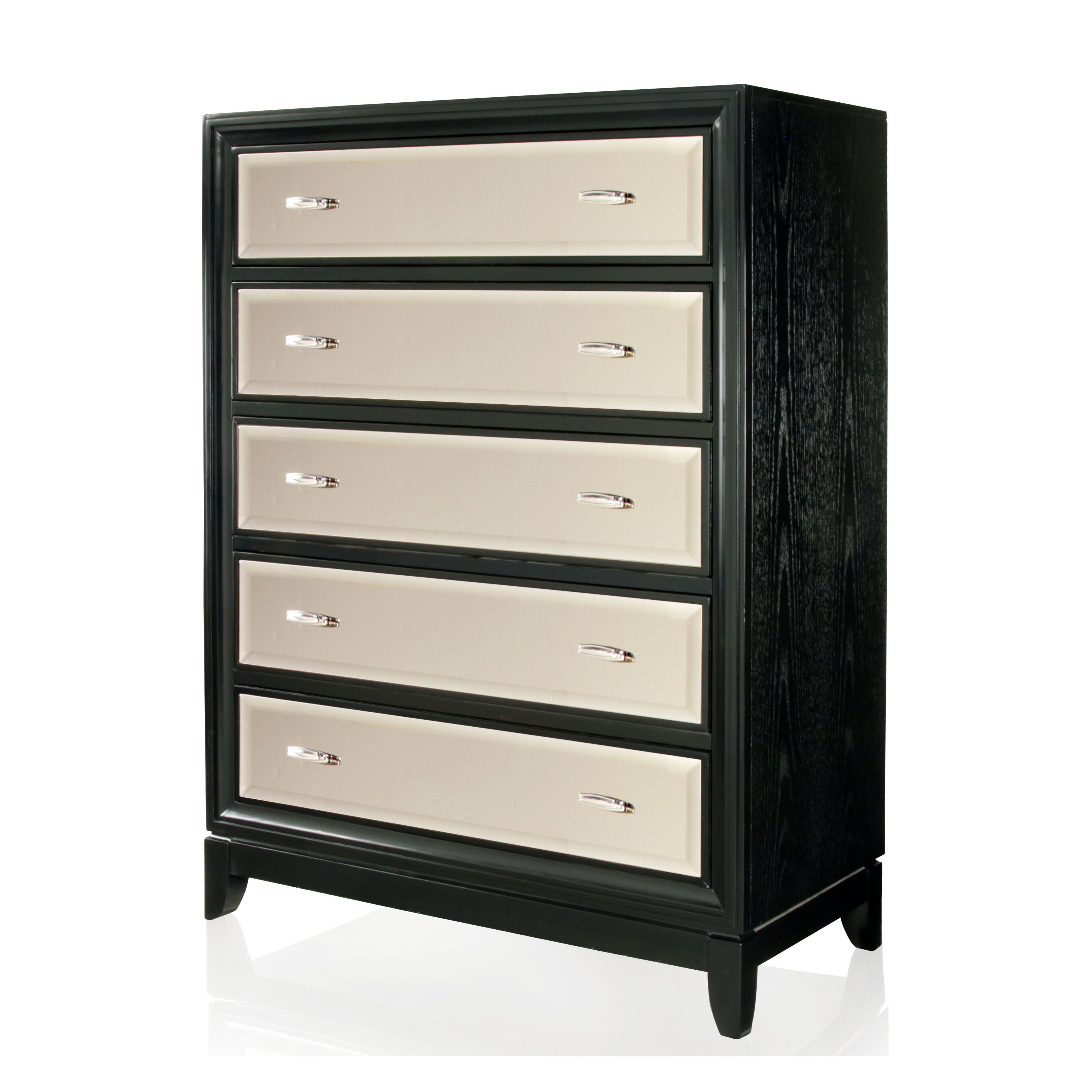 Furniture Of America Mirrored 5 Drawer Chest Free Shipping Furniture Of America Mirrored 5 Drawer Chest Free Shipping Today 9170151