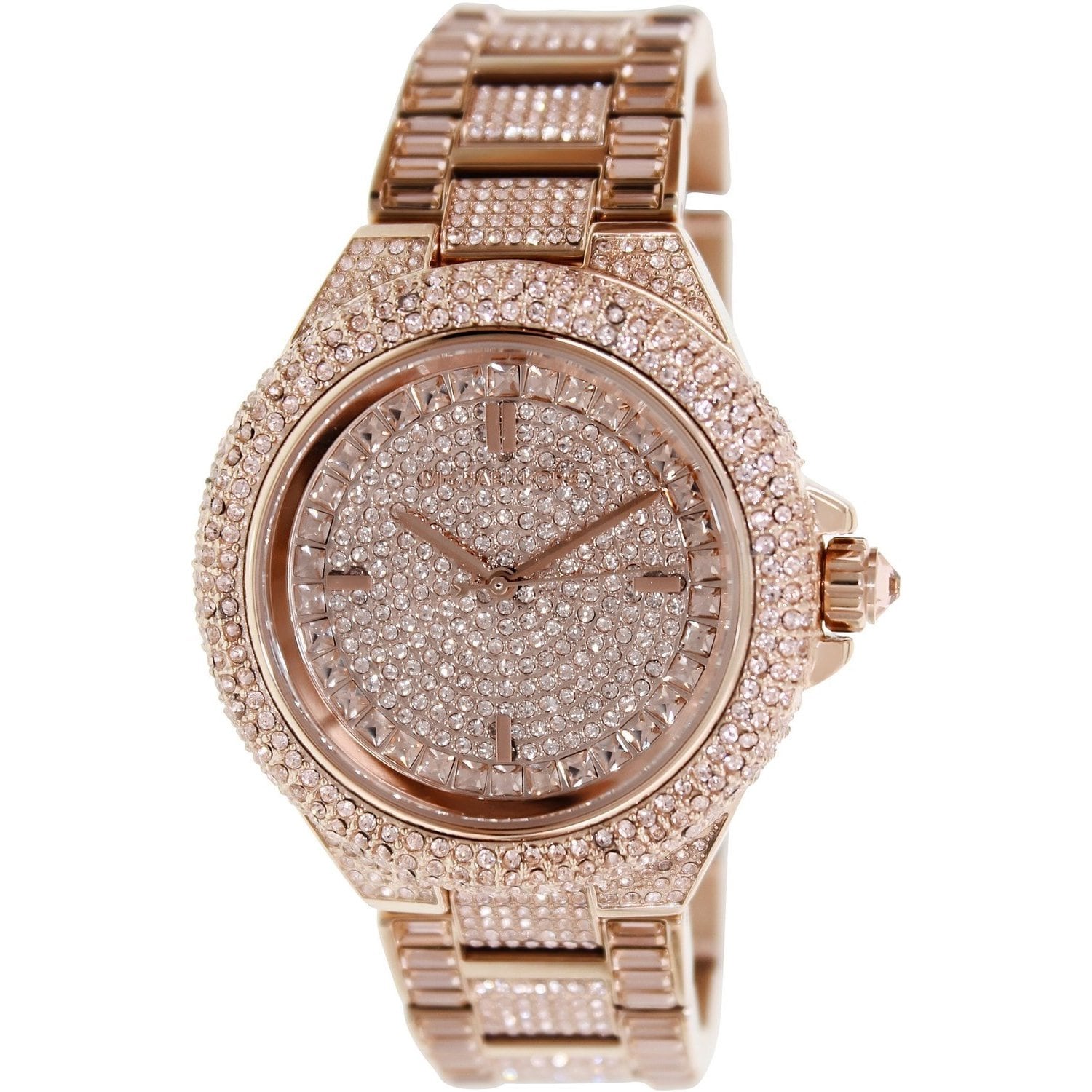 michael kors camille rose gold watch