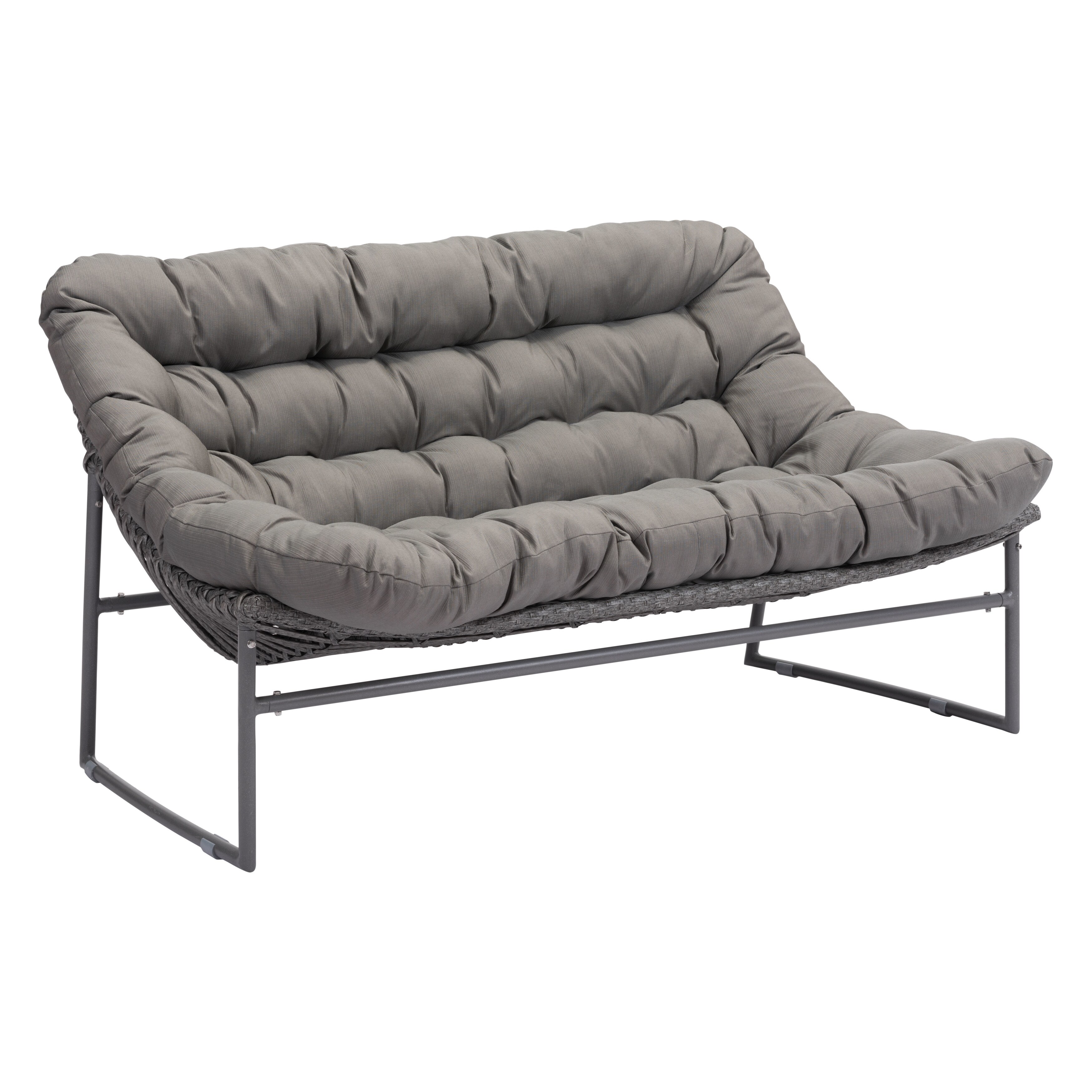 Zuo Ingonish Beach Grey Sofa