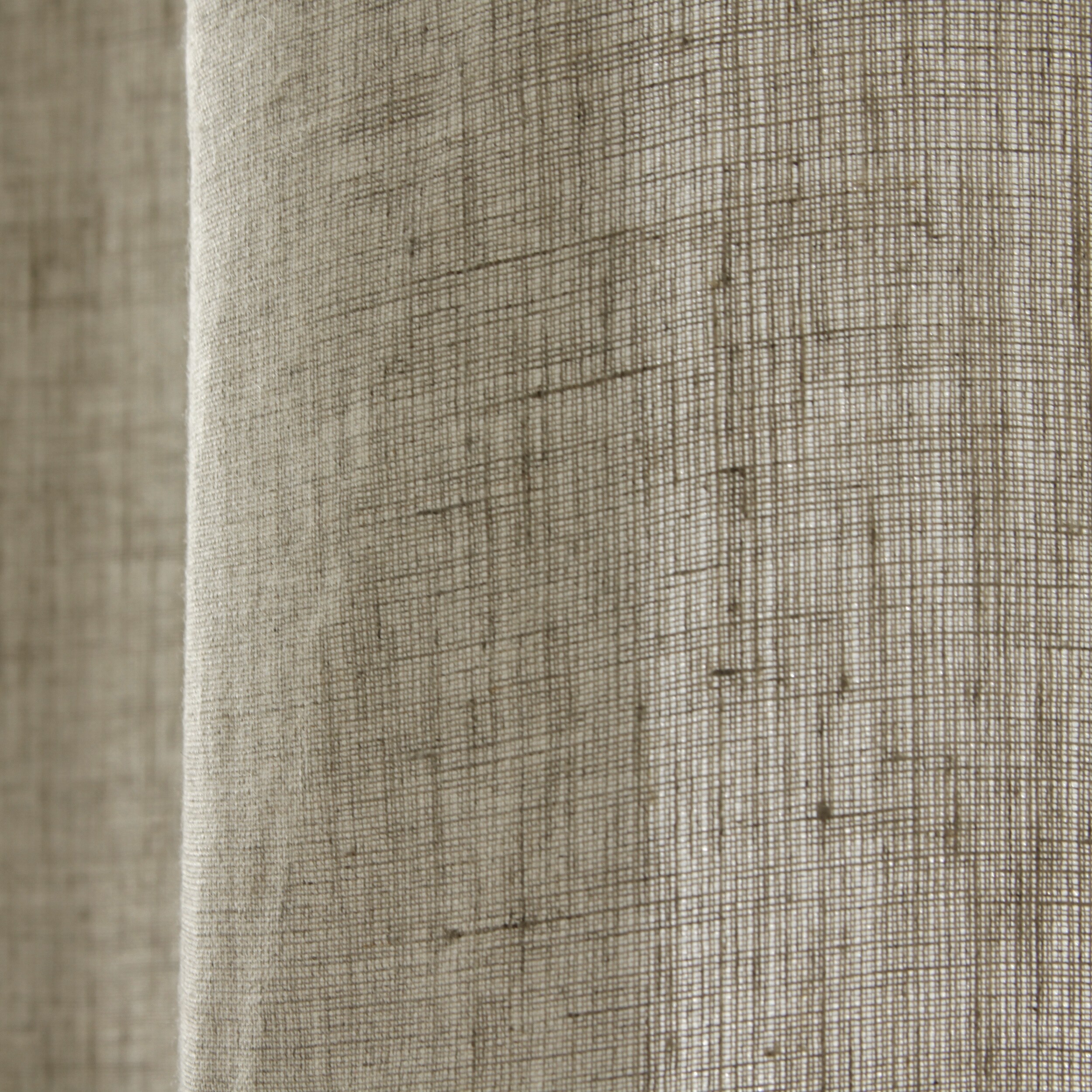 Shop Ruffled Natural Cotton Linen Shower Curtain Ships To Canada