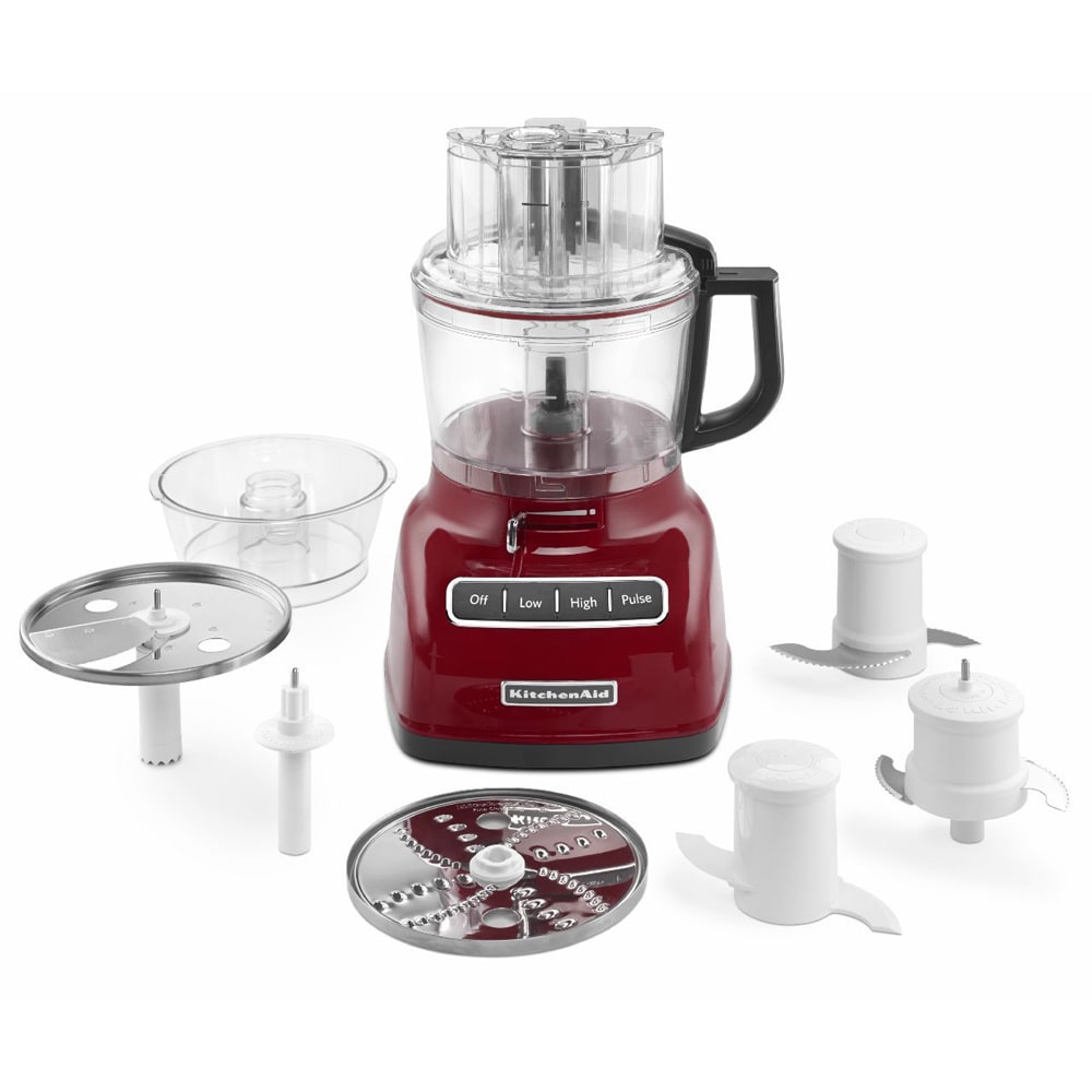 Kitchenaid Kfp0933er Empire Red 9 Cup Food Processor With Kitchenaid Kfp0933er Empire Red 9 Cup Food Processor With Exactslice System Free Shipping Today 9229526