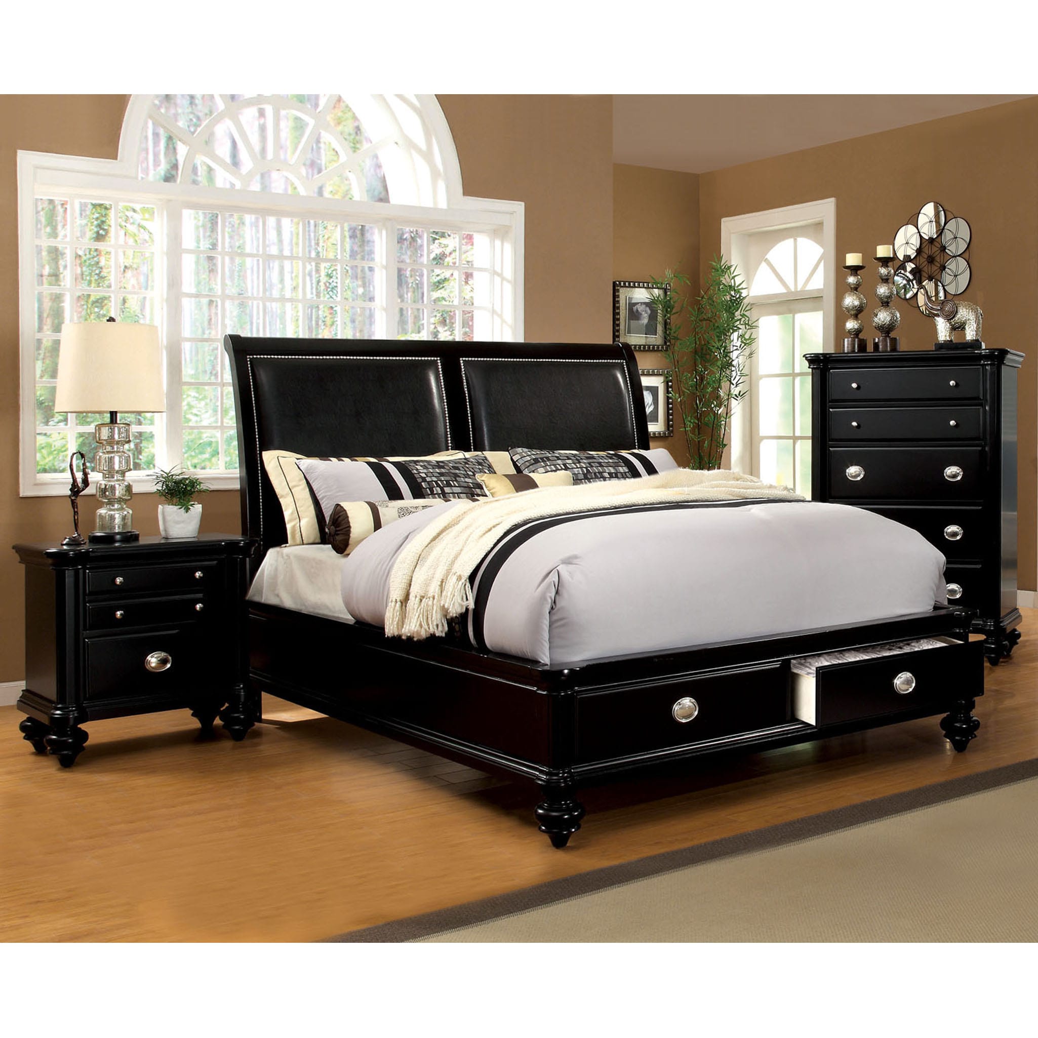 Furniture Of America Modern Platform Bed With Drawers On Furniture Of America Modern Platform Bed With Drawers On Free Shipping Today 9237371