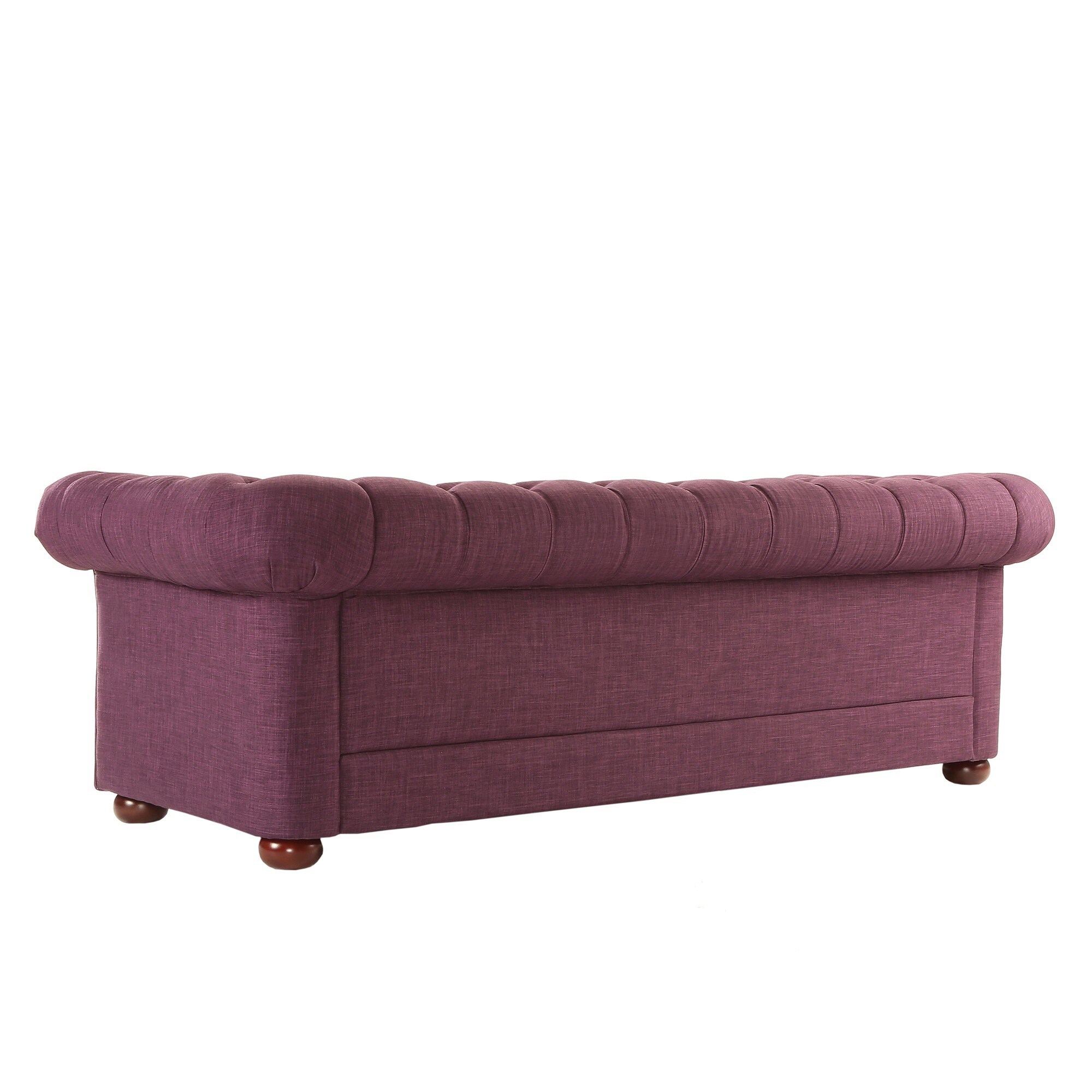 Knightsbridge Tufted Scroll Arm Chesterfield Sofa By Inspire Q