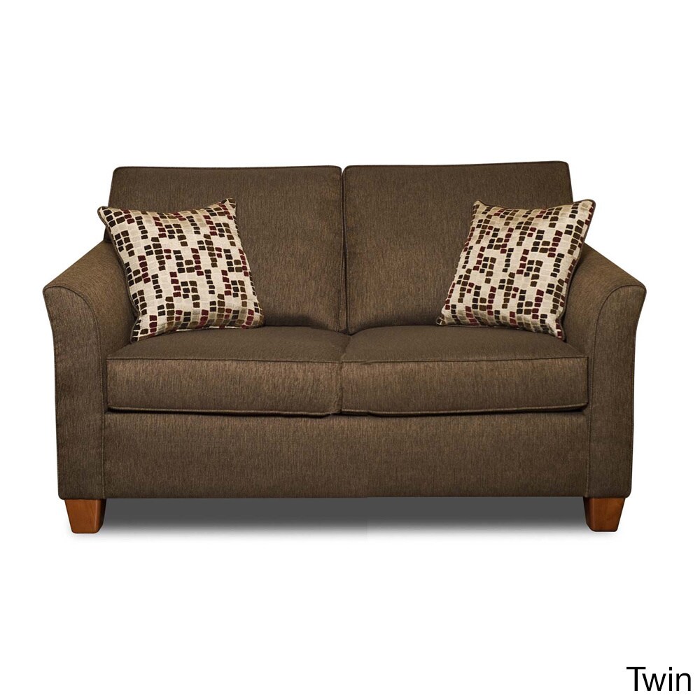 Chocolate Chenille Fabric Hide A Bed Sleeper Sofa Free Chocolate Chenille Fabric Hide A Bed Sleeper Sofa Free Shipping Today 9246204