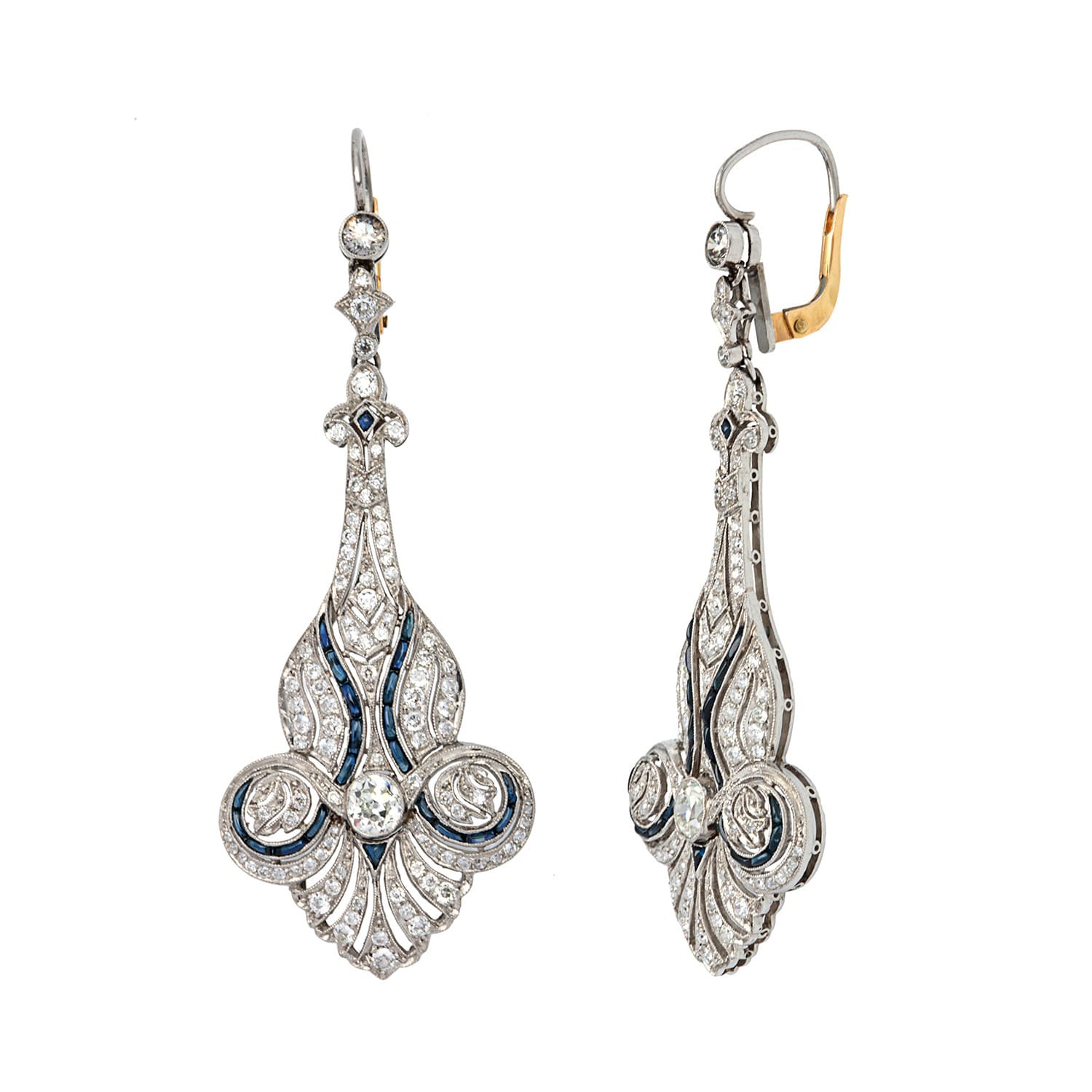 Pre Owned Platinum 3 1 5ct Tdw Diamond And Shire Estate Pre Owned Platinum 3 1 5ct Tdw Diamond And Shire Estate Earrings G H Vs1 Vs2 On Free Shipping Today 9253462