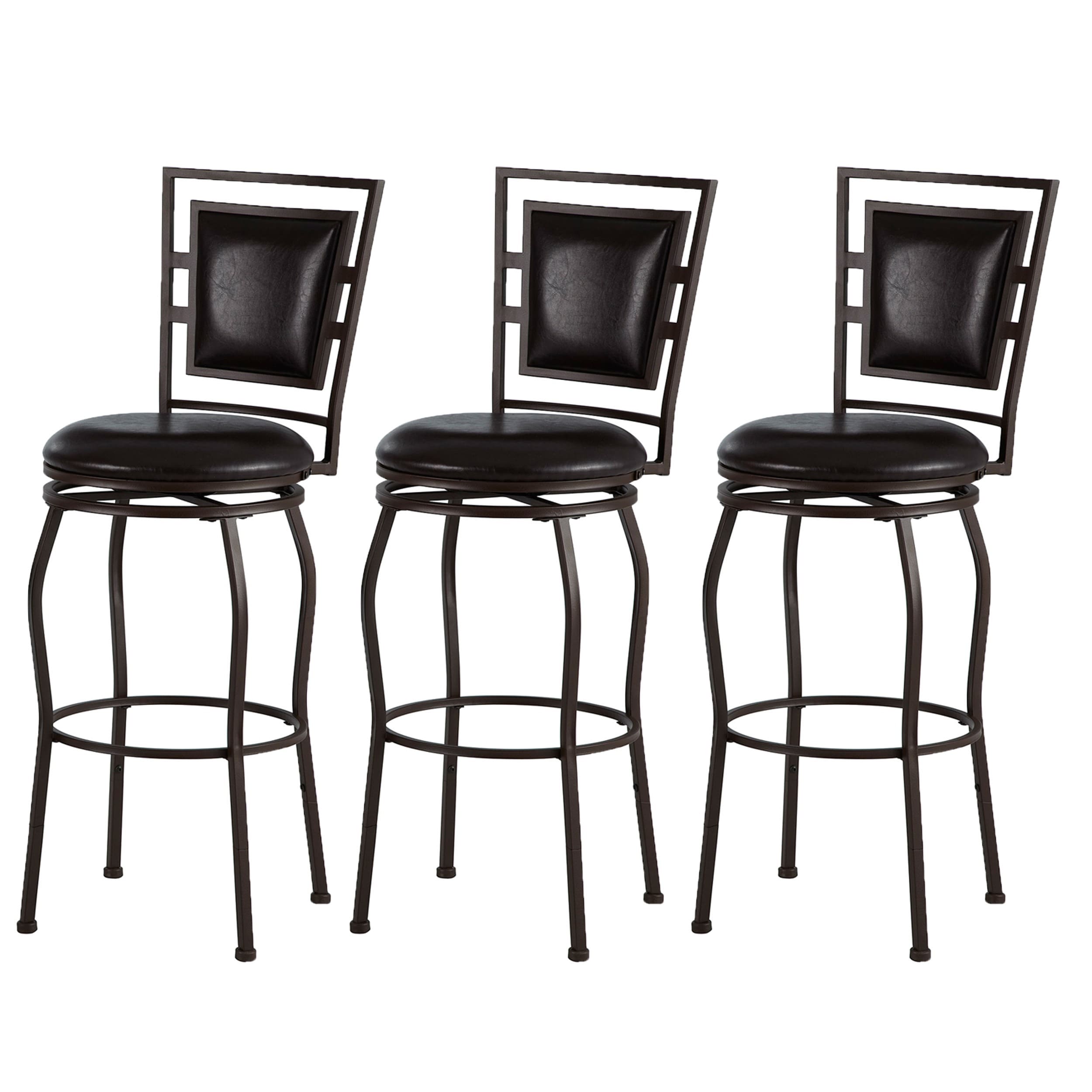 Copper Grove Nantucket Adjule Bar Stools Set Of 3 16 X Copper Grove Nantucket Adjule Bar Stools Set Of 3 16 X 18 38 5 44 75 H On Free Shipping Today 20461293