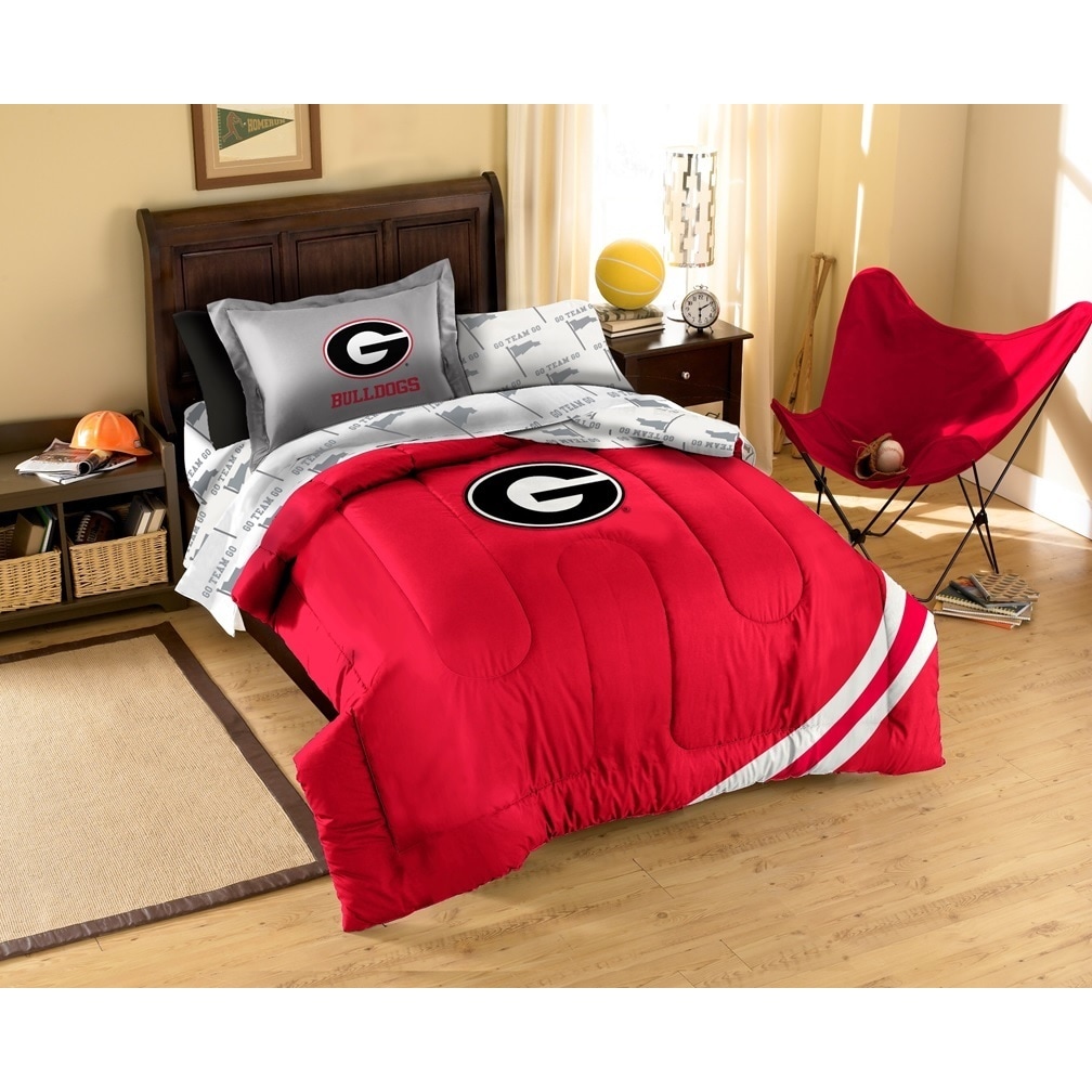 The Northwest Company University Of Georgia Bulldogs 7 Piece The Northwest Company University Of Georgia Bulldogs 7 Piece Bed In A Bag Set Free Shipping Today 9283513