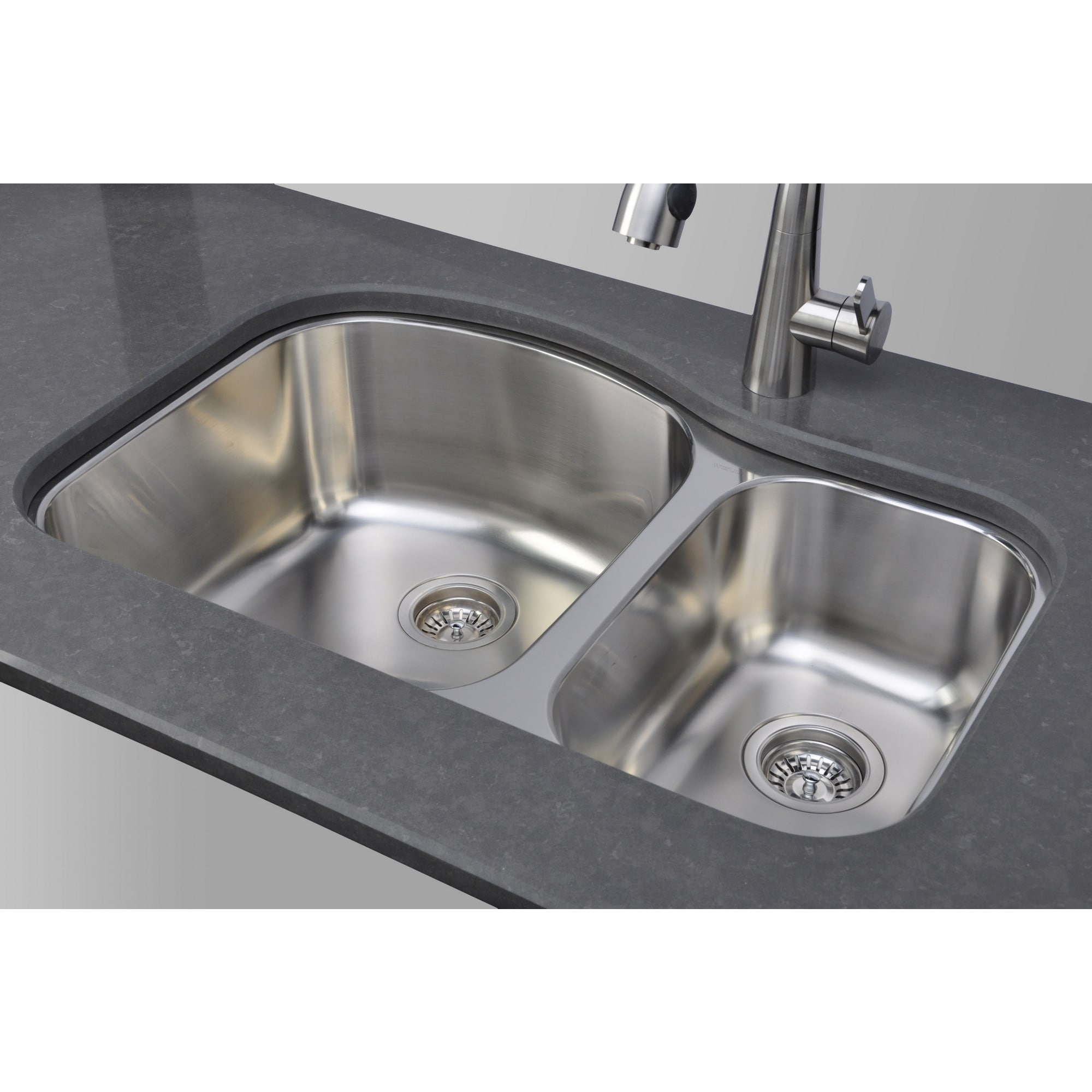 Wells Sinkware Double Bowl Undermount Stainless Steel Kitchen Sink
