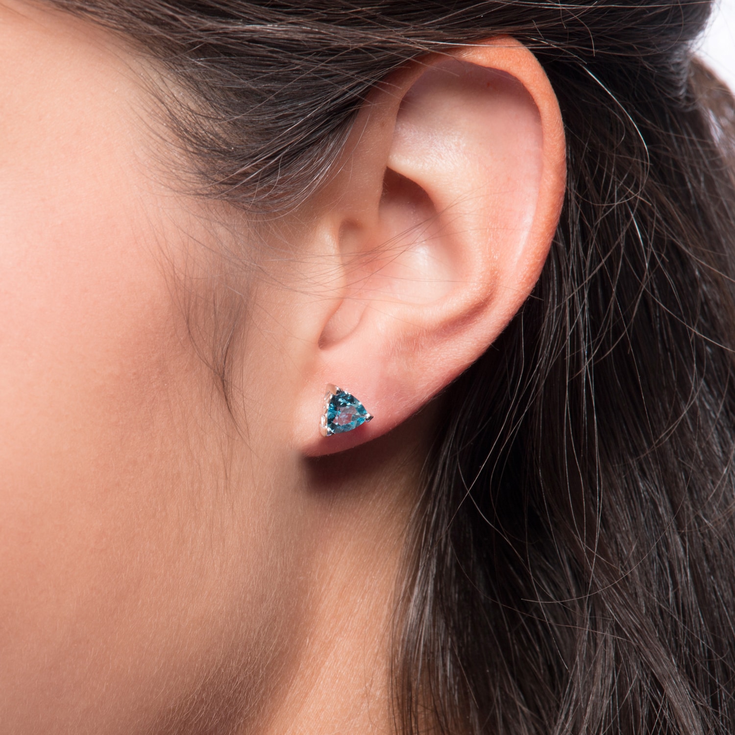 Oravo Sterling Silver Trillion Cut Earrings On Free Oravo Sterling Silver Trillion Cut Earrings On Free Shipping Orders Over 45 9313430