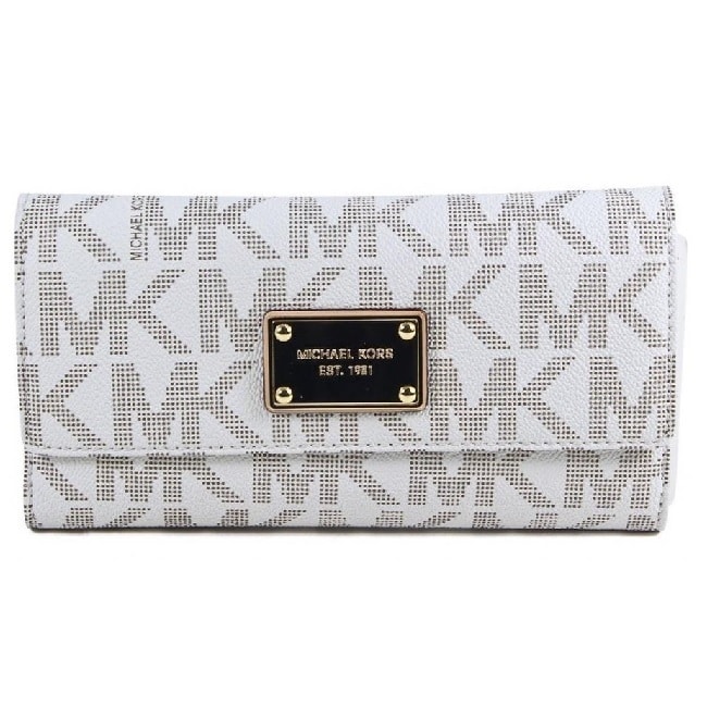 michael kors checkbook wallet black