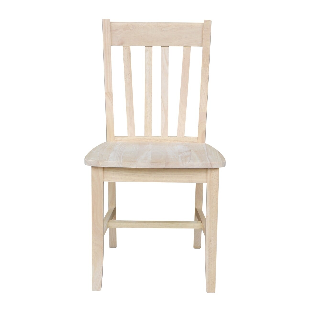 International Concepts Unfinished Solid Parawood Cafe Dining International Concepts Unfinished Solid Parawood Cafe Dining Chairs Set Of 2 Free Shipping Today 9363319