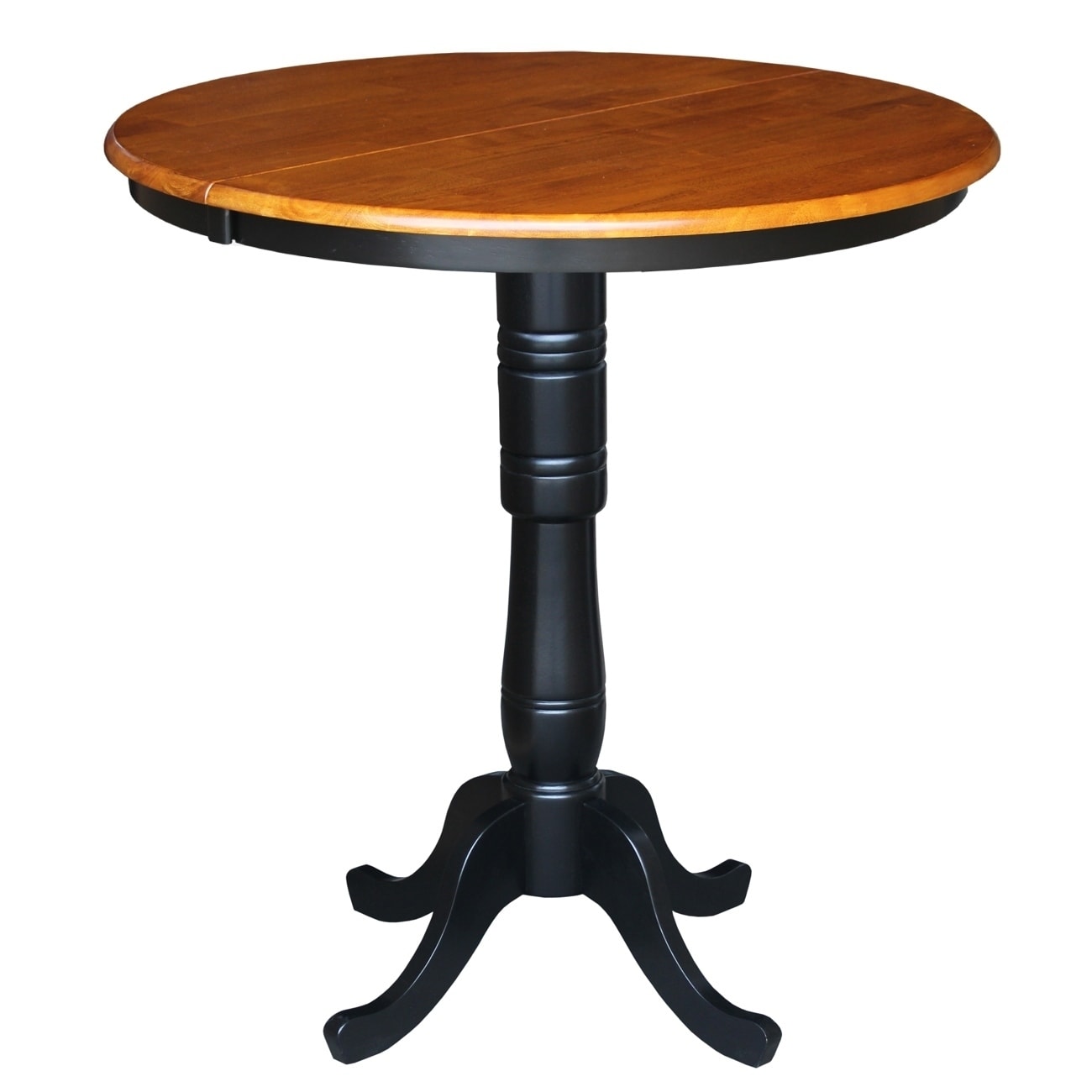 Havenside Home Knotts 36 Inch Round Dining Room Table With Two Havenside Home Knotts 36 Inch Round Dining Room Table With Two Extensions Free Shipping Today 21167069