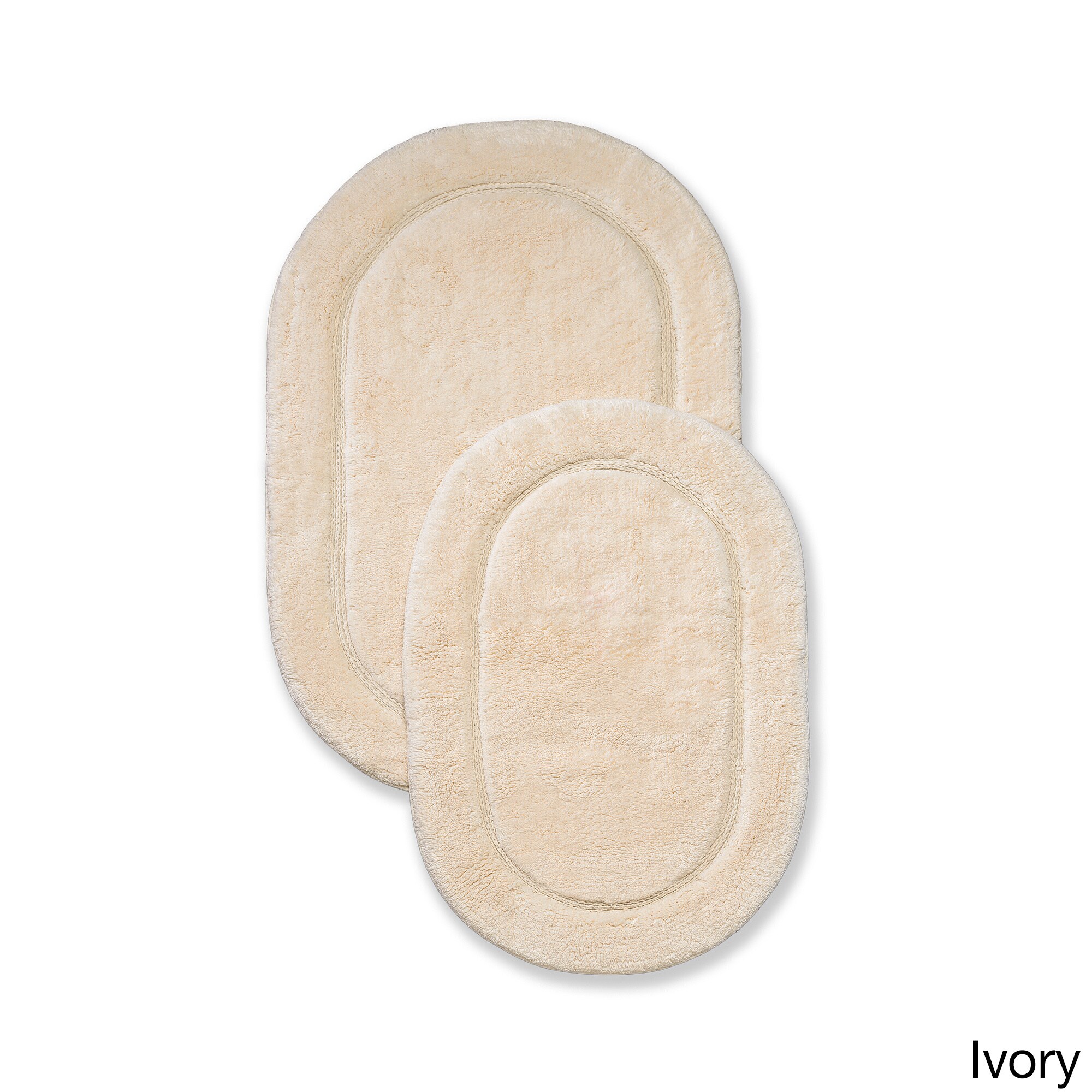 Superior Collection Luxurious Cotton Non Skid Oval Bath Rug 2 Superior Collection Luxurious Cotton Non Skid Oval Bath Rug 2 Piece Set On Free Shipping Orders Over 45 9378041