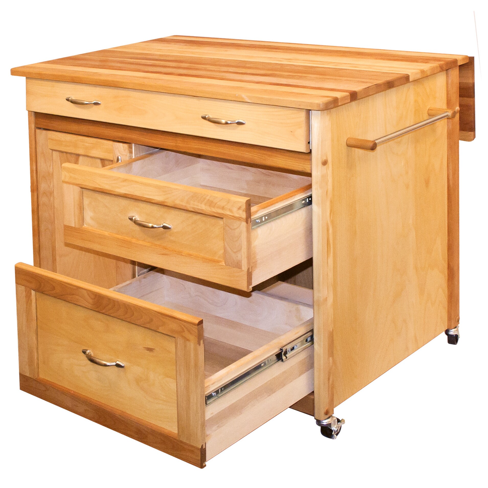 Deep Drawer Hardwood Kitchen Island Free Shipping Today Deep Drawer Hardwood Kitchen Island Free Shipping Today 9392423