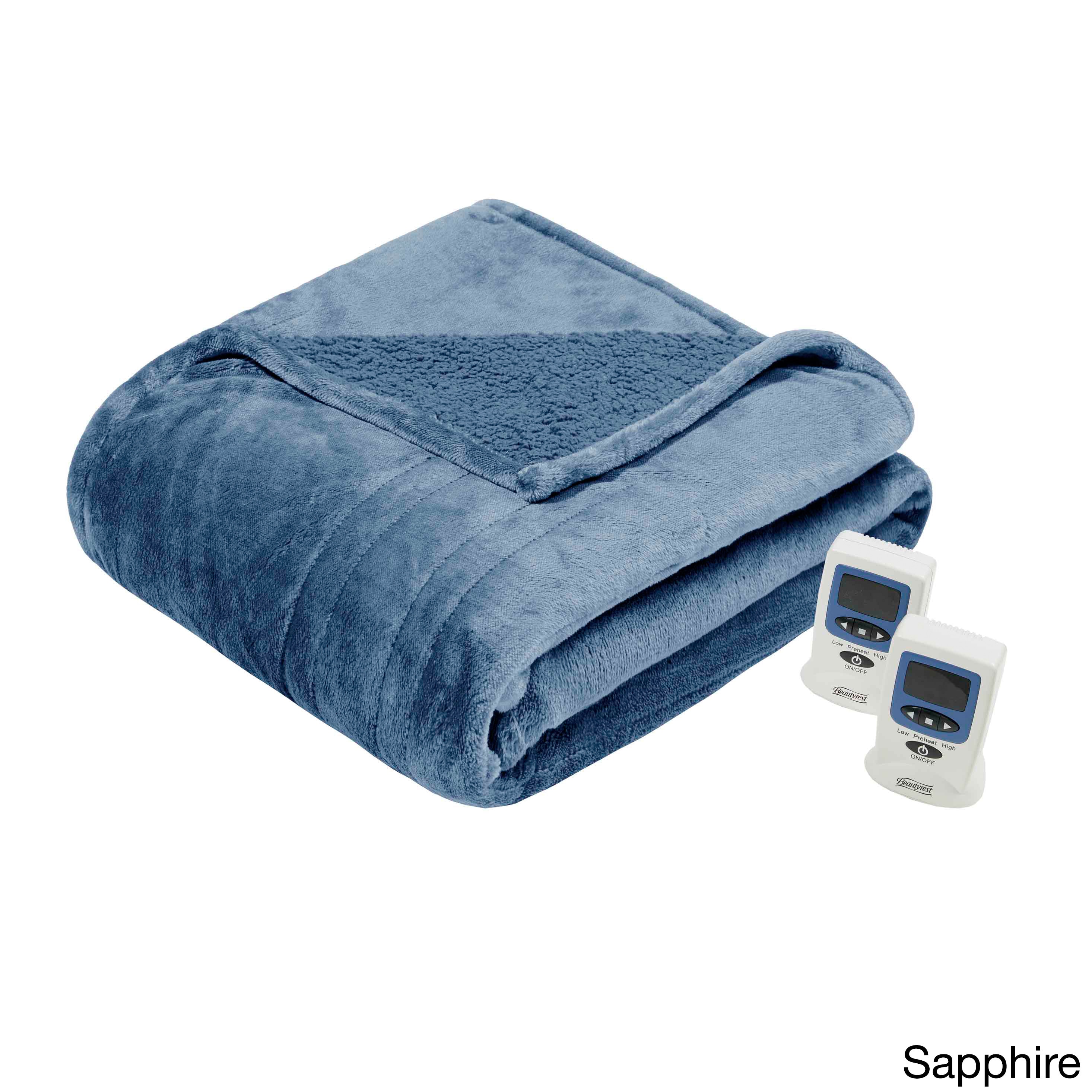 Beautyrest Solid Microlight To Berber Heated Blanket Free Beautyrest Solid Microlight To Berber Heated Blanket Free Shipping Today 16659779