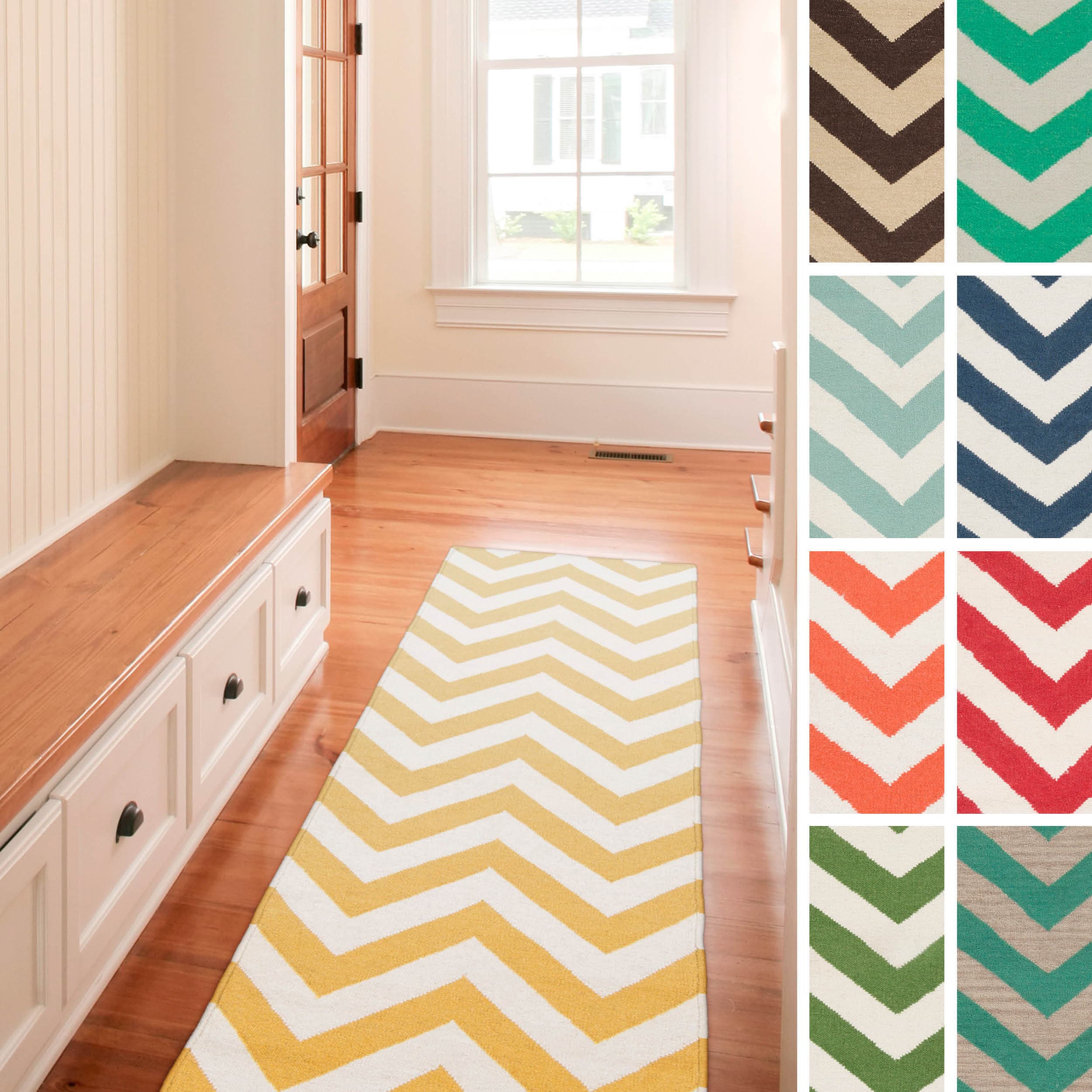 Colomiers Flatweave Chevron Runner Rug Free Shipping Today Colomiers Flatweave Chevron Runner Rug