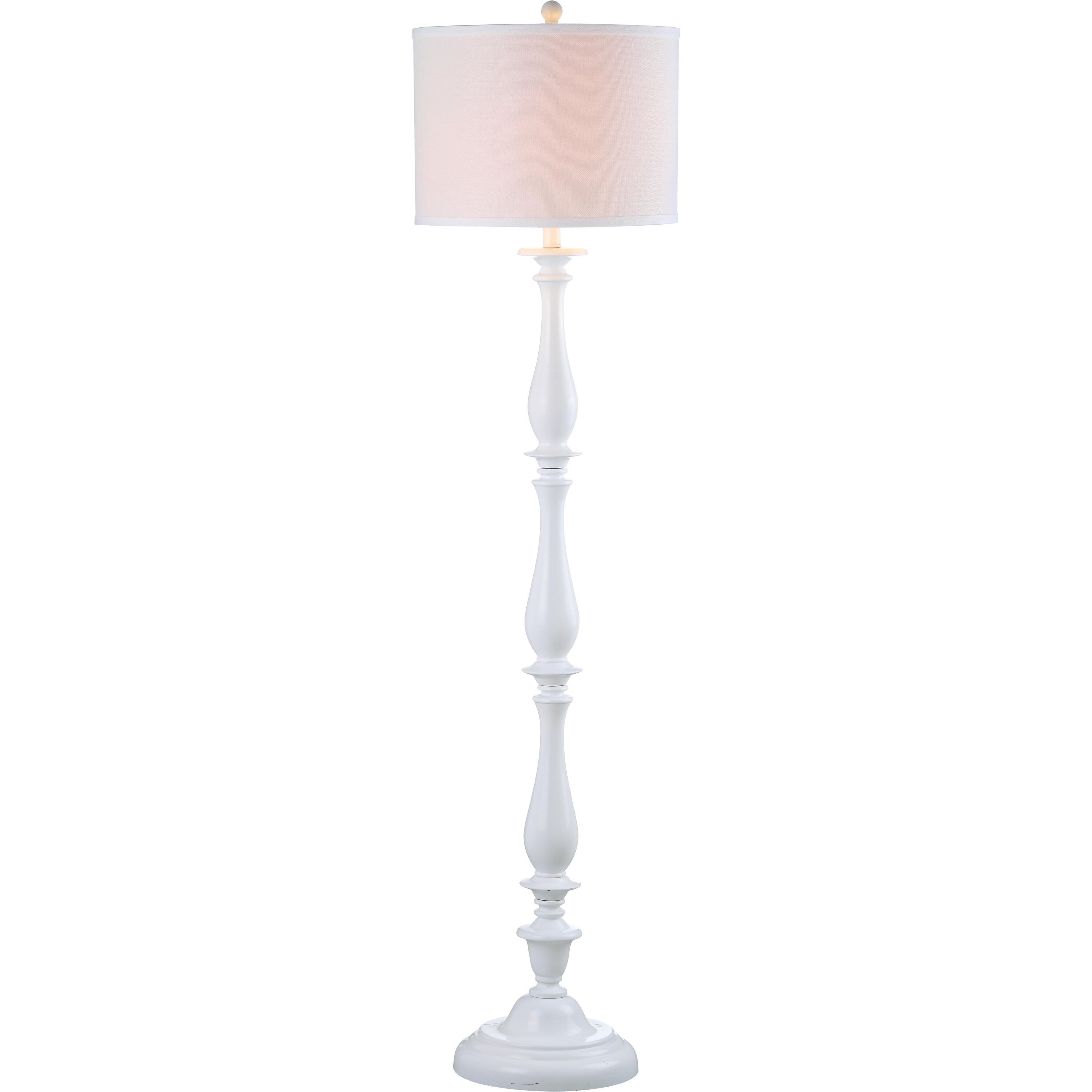 Safavieh Lighting 62-inch Bessie Candlestick White Floor Lamp - Free ... Safavieh Lighting 62-inch Bessie Candlestick White Floor Lamp - Free ...