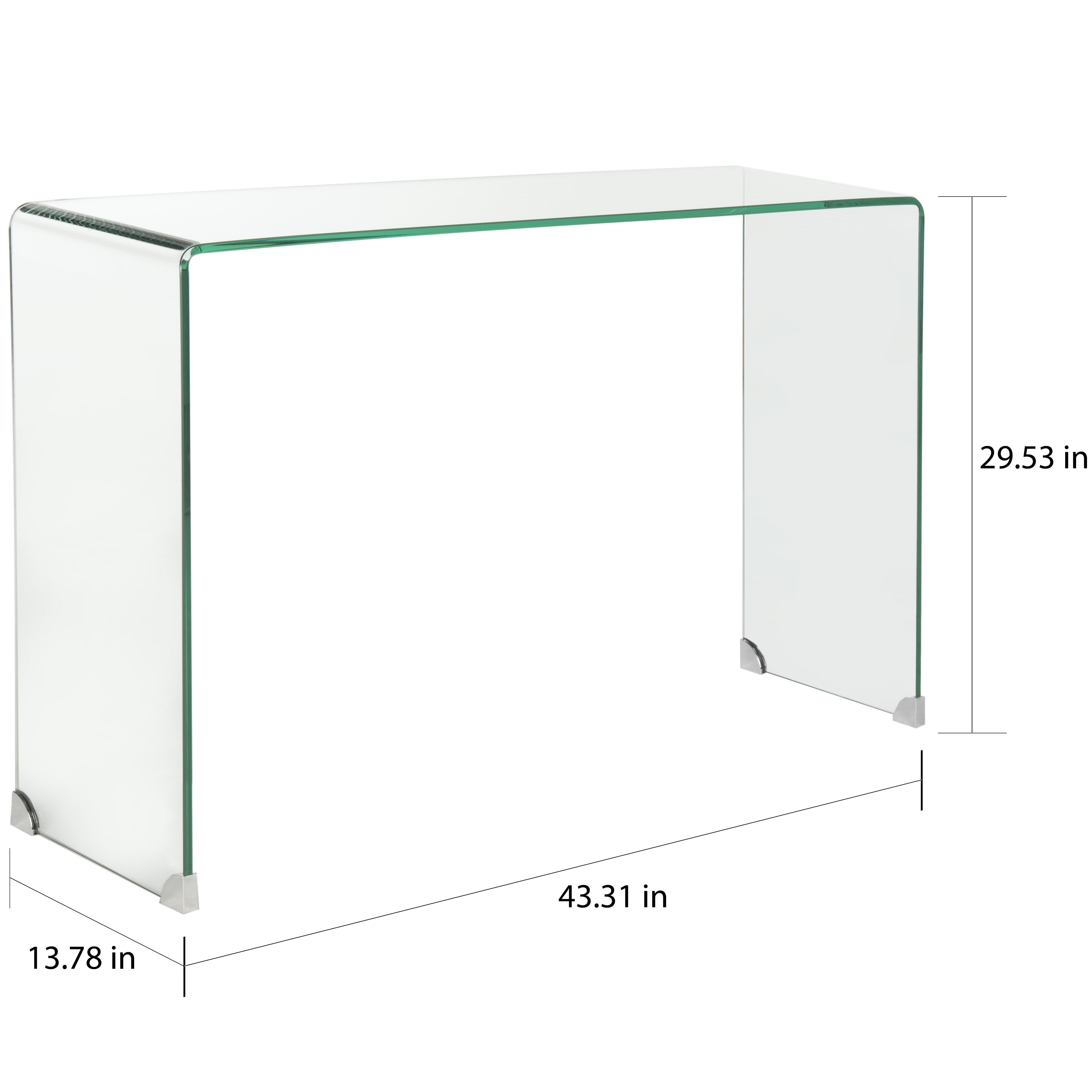 Safavieh Ambler Clear Console Table On Free Shipping Safavieh Ambler Clear Console Table On Free Shipping Today 9542276