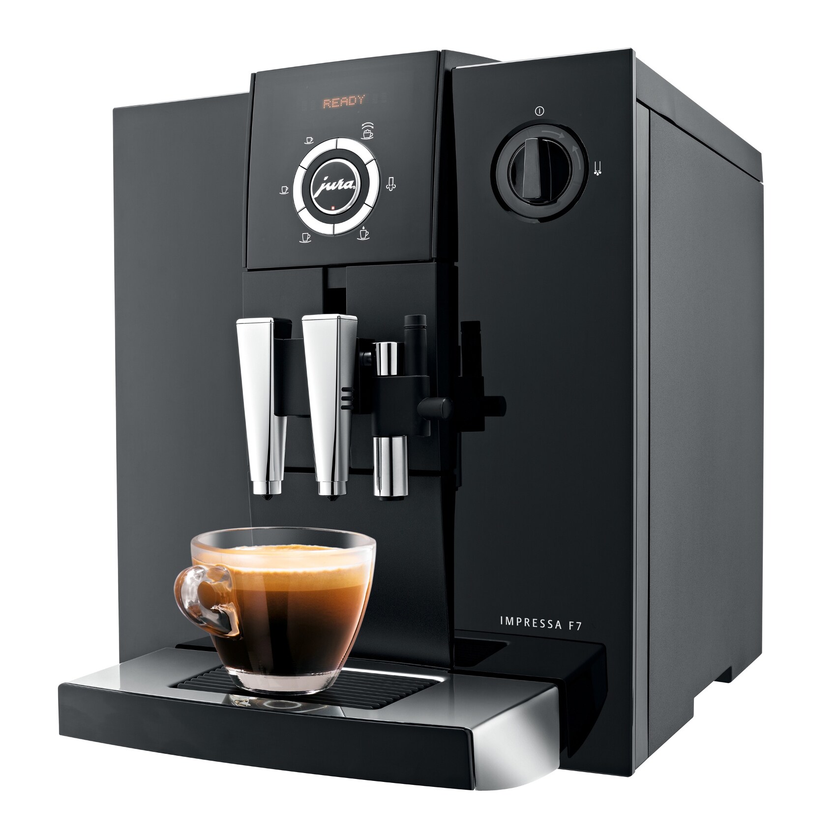 Shop Jura Impressa F7 Black Automatic Coffee Center (Refurbished) - Free  Shipping Today - Overstock.com - 9561826