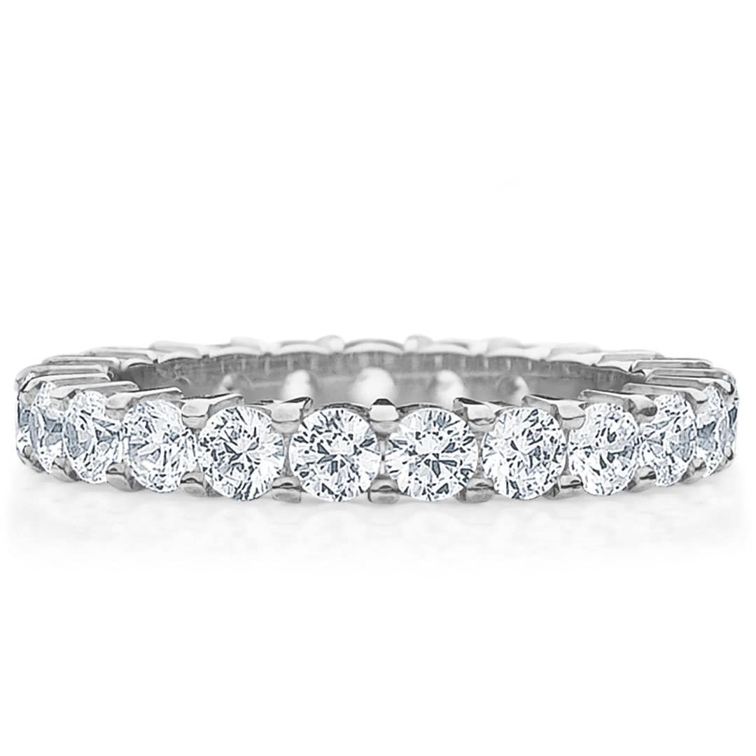 Amore Platinum 2ct Tdw Shared G Diamond Wedding Band On Amore Platinum 2ct Tdw Shared G Diamond Wedding Band On Free Shipping Today 9579900