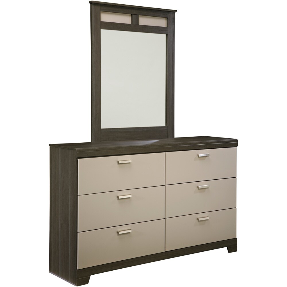 Signature Design By Ashley Wellatown Grey 2 Piece Dresser And Signature Design By Ashley Wellatown Grey 2 Piece Dresser And Mirror Free Shipping Today 9605414