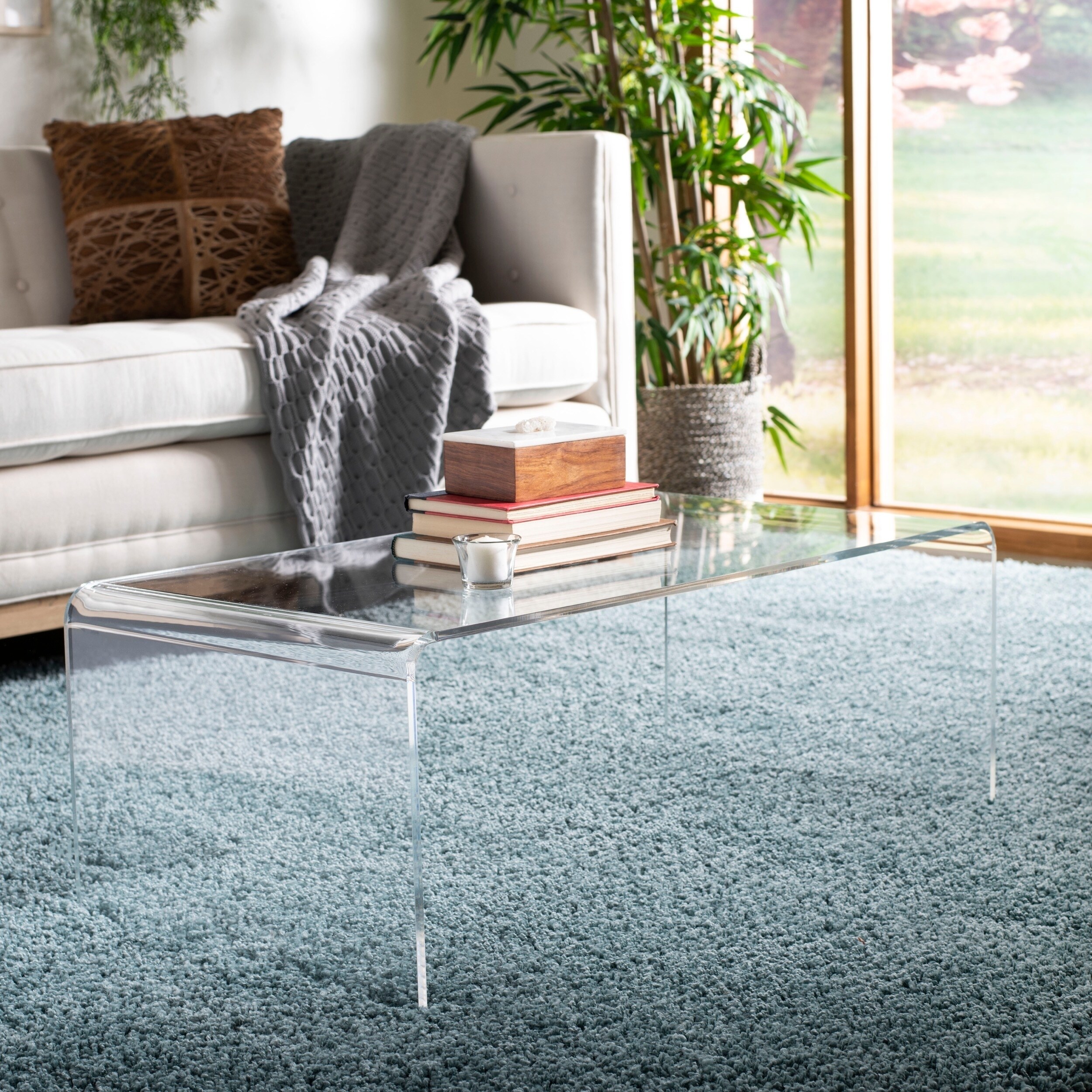 Safavieh Atka Clear Acrylic Coffee Table On Free Safavieh Atka Clear Acrylic Coffee Table On Free Shipping Today 9611211