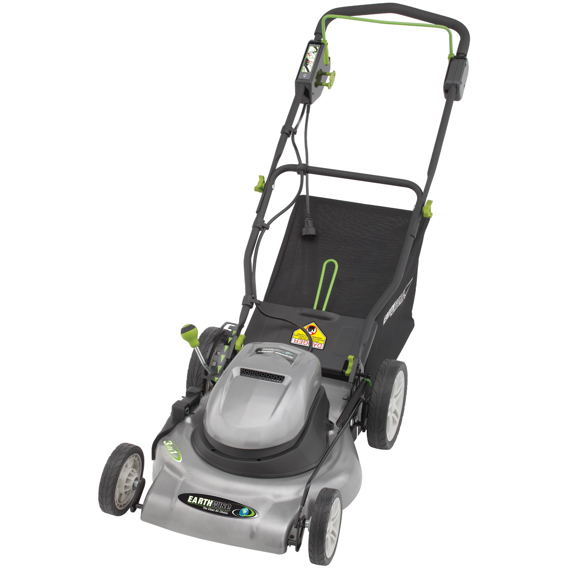 Earthwise Corded 20-inch Electric 3-in-1 Lawn Mower